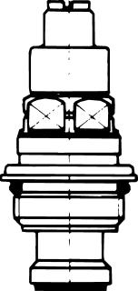 Venlo bovendeel 1/2 F963084NU z/knop.geruisarm