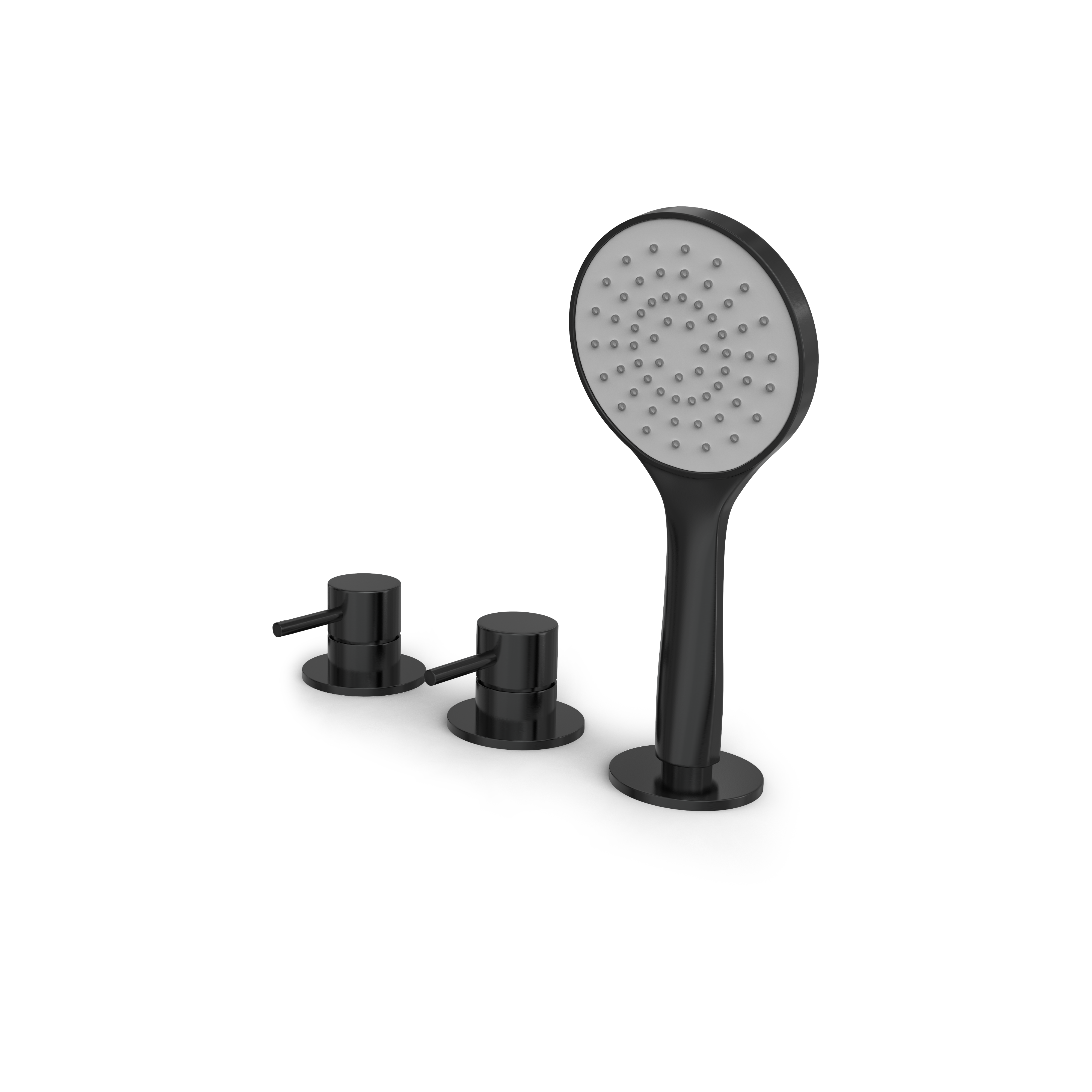 Hotbath BUDDY badrandcombinatie eenhendel mengkraan B175MBP Geborsteld zwart PVD