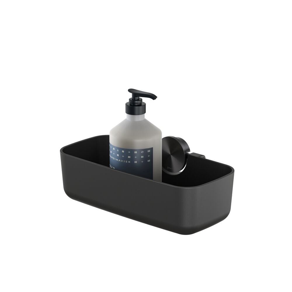 Geesa Opal douchemand 26 cm 917214-09 geborsteld zwart metaal