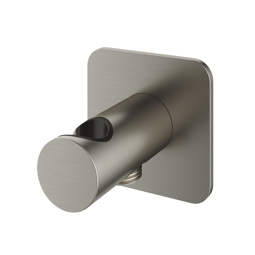 Hotbath GAL wandsteun met uitlaat GL515GN Geborsteld nikkel