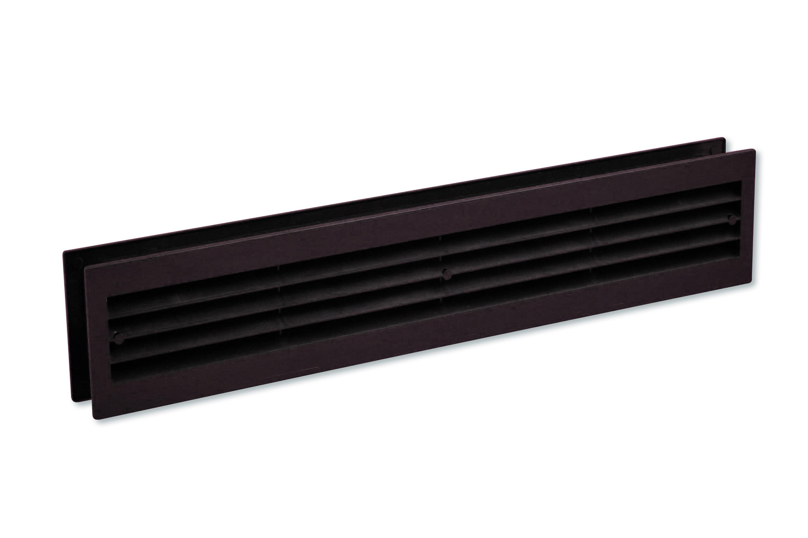 Nedco Deurventilatierooster 455x90mm bruin 64100202