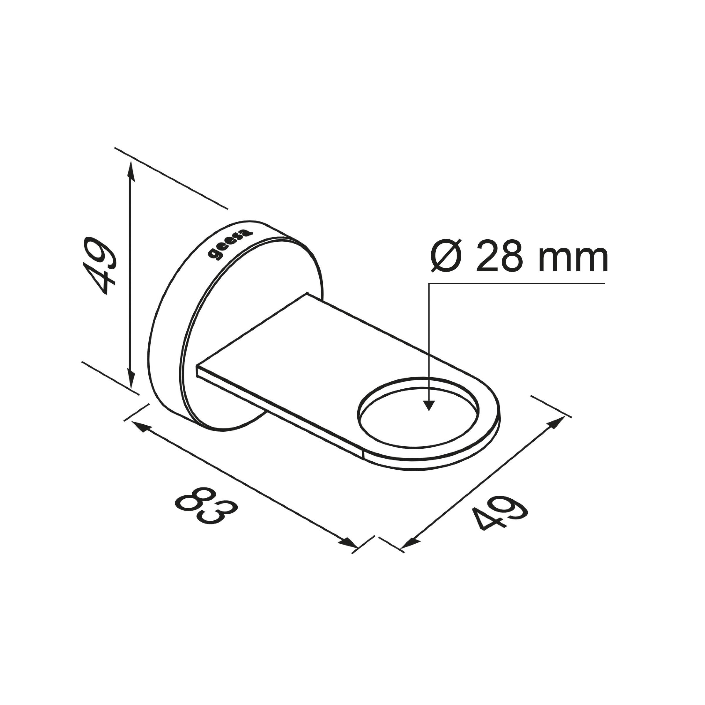 Geesa Hotel handzeep Houder 91620-06