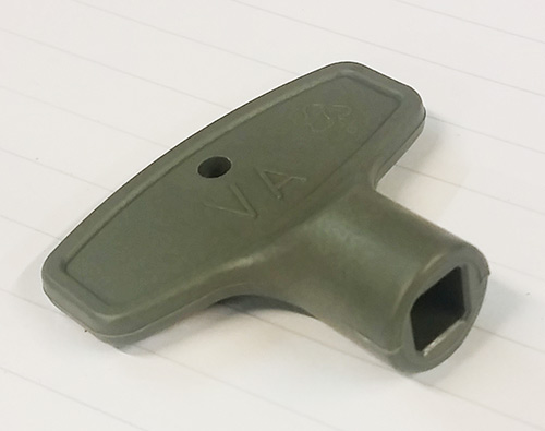 Geberit sleutel voor gevelplaatkombinatie 12 S8DSP200N1 kunststof