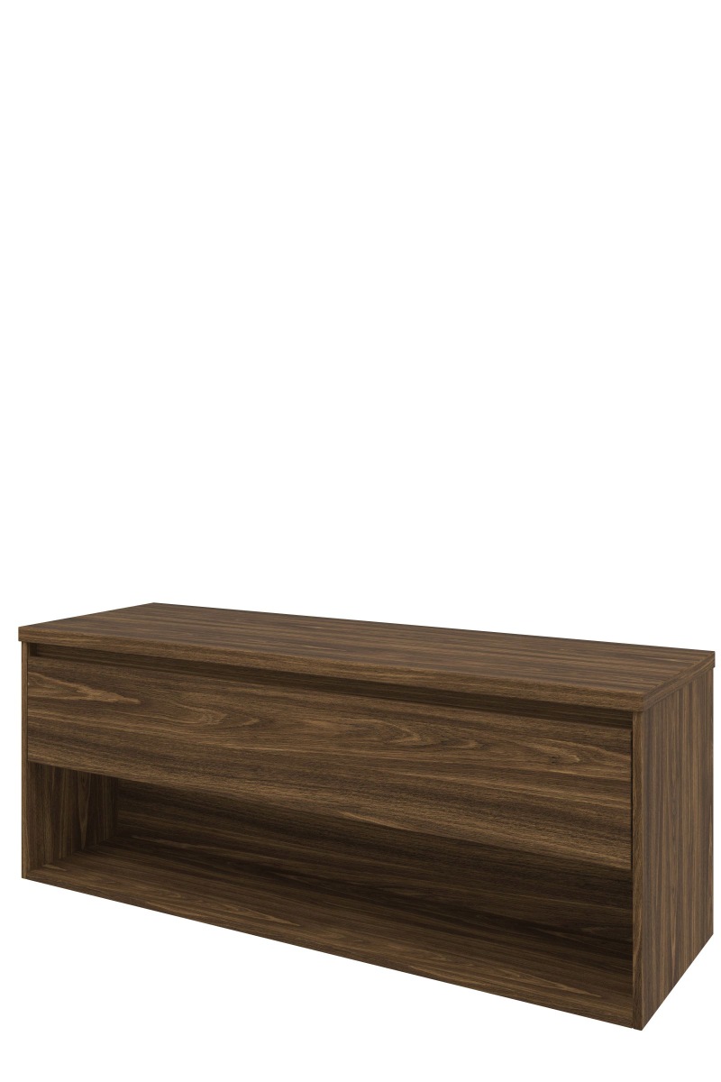 Proline Top afdekplaat + onderk. m. schap H552xB1400xD460 Cabana oak / 1817813