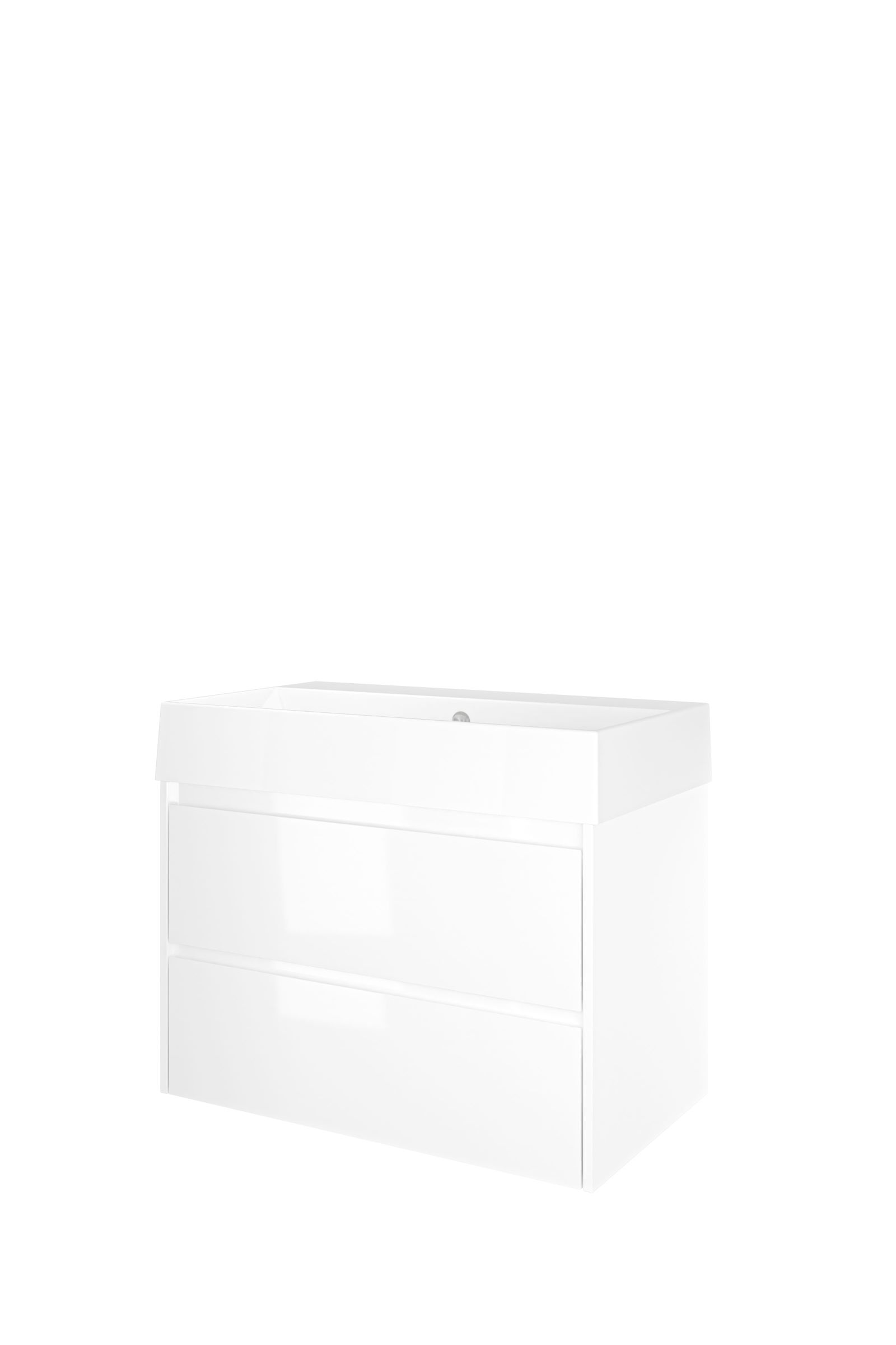 Proline set porselein Loft wast. z. krgt. en onderk. sym. 1815424 Glans wit/Glans wit H620xB800xD460