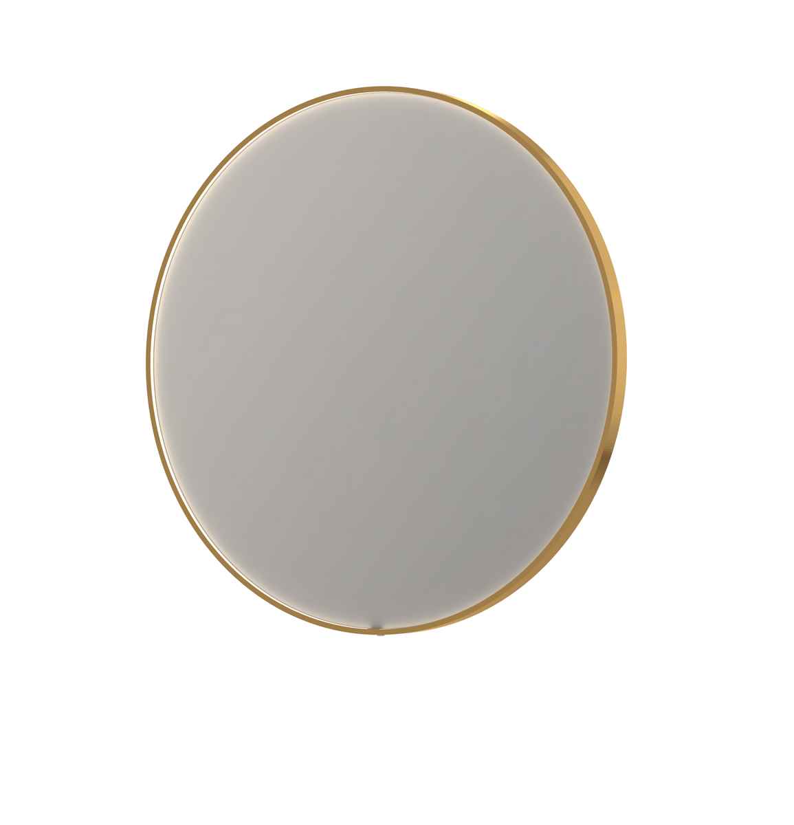 INK spg. SP24 rond in stalen kader incl dir LED verw. color dimbaar + schak. H1200xB1200xD40 Mat goud / 8409342