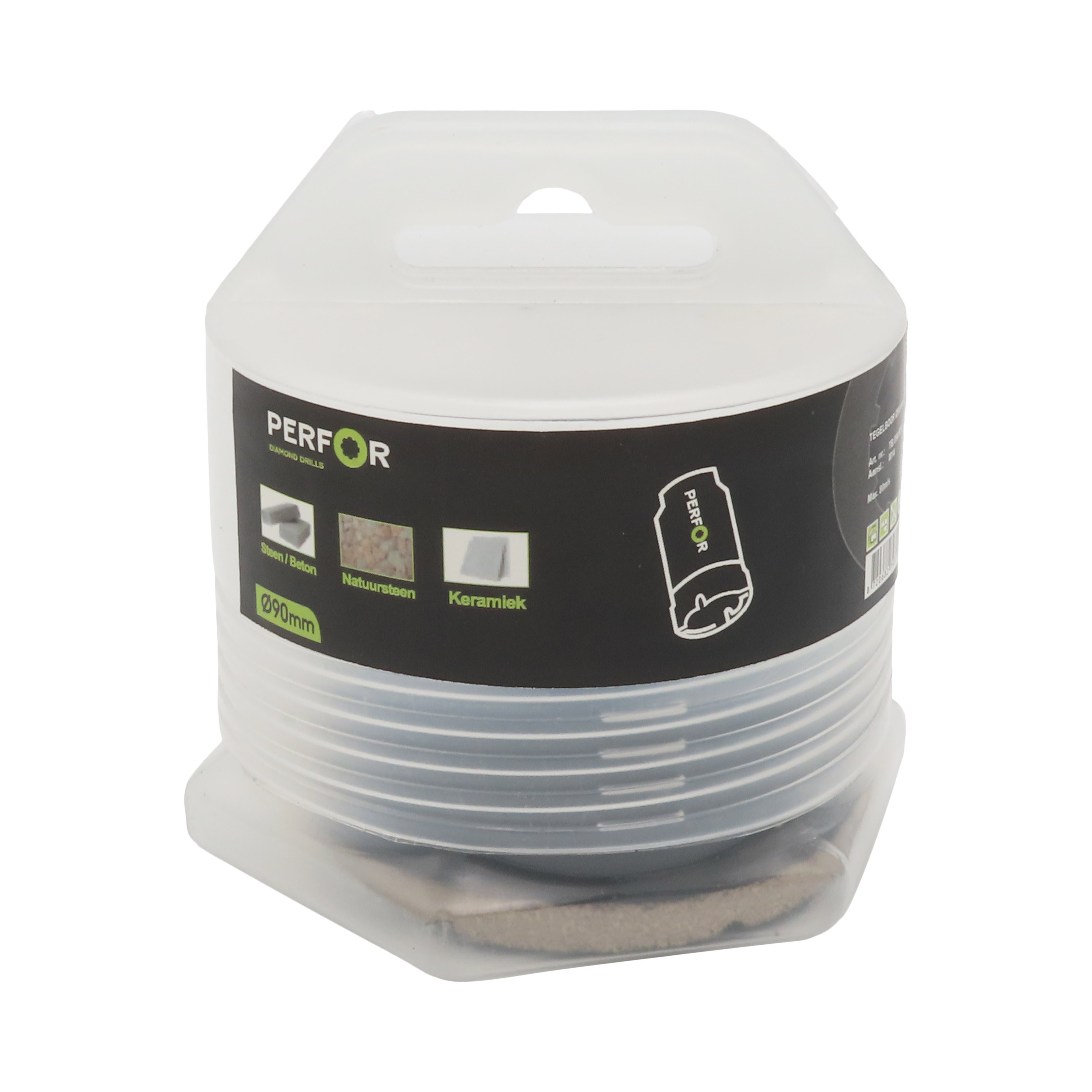 Tegelboor 90mm M14 aansluiting TB.090.M14