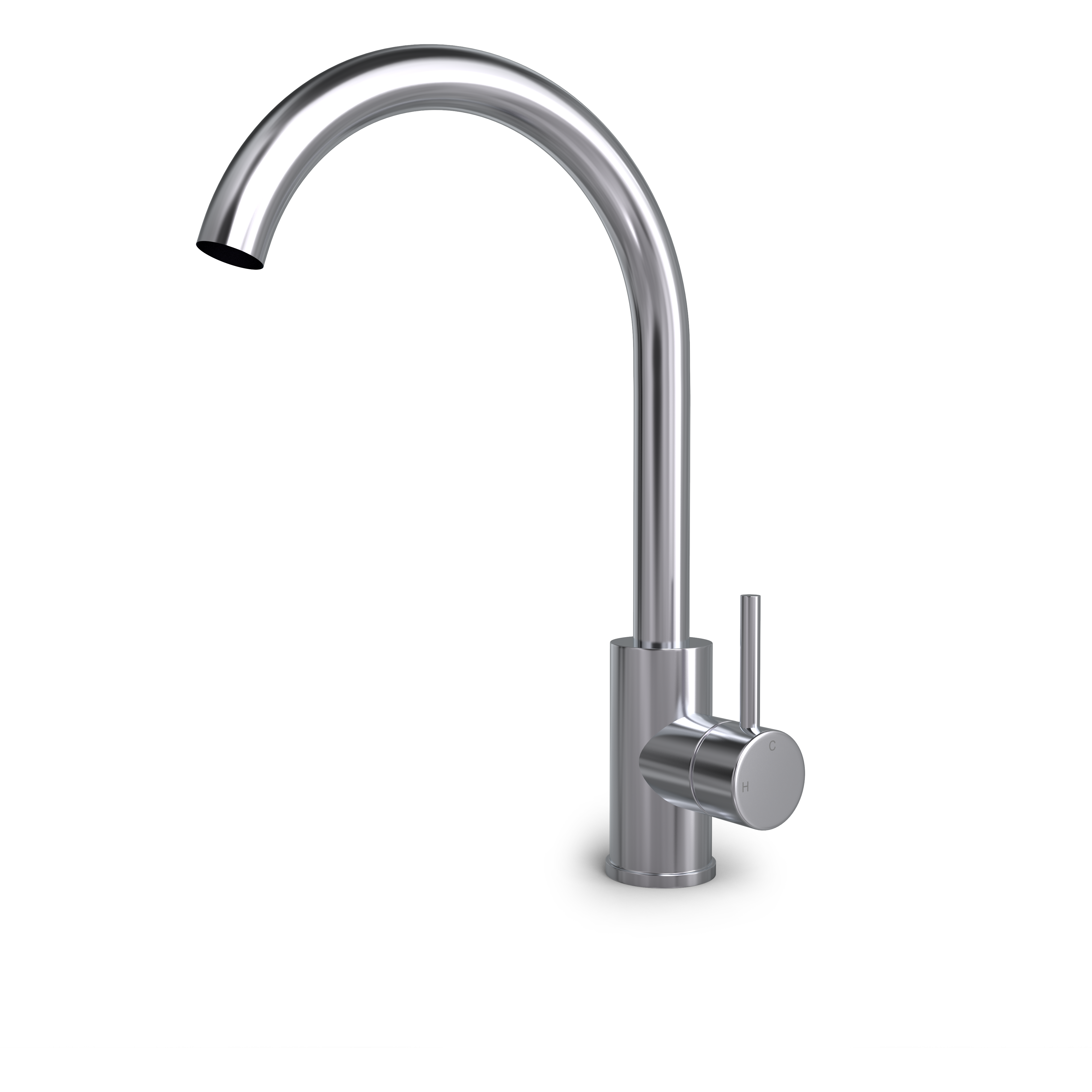 Hotbath BUDDY wastafelkraan met draaibare uitloop B104CR Chroom