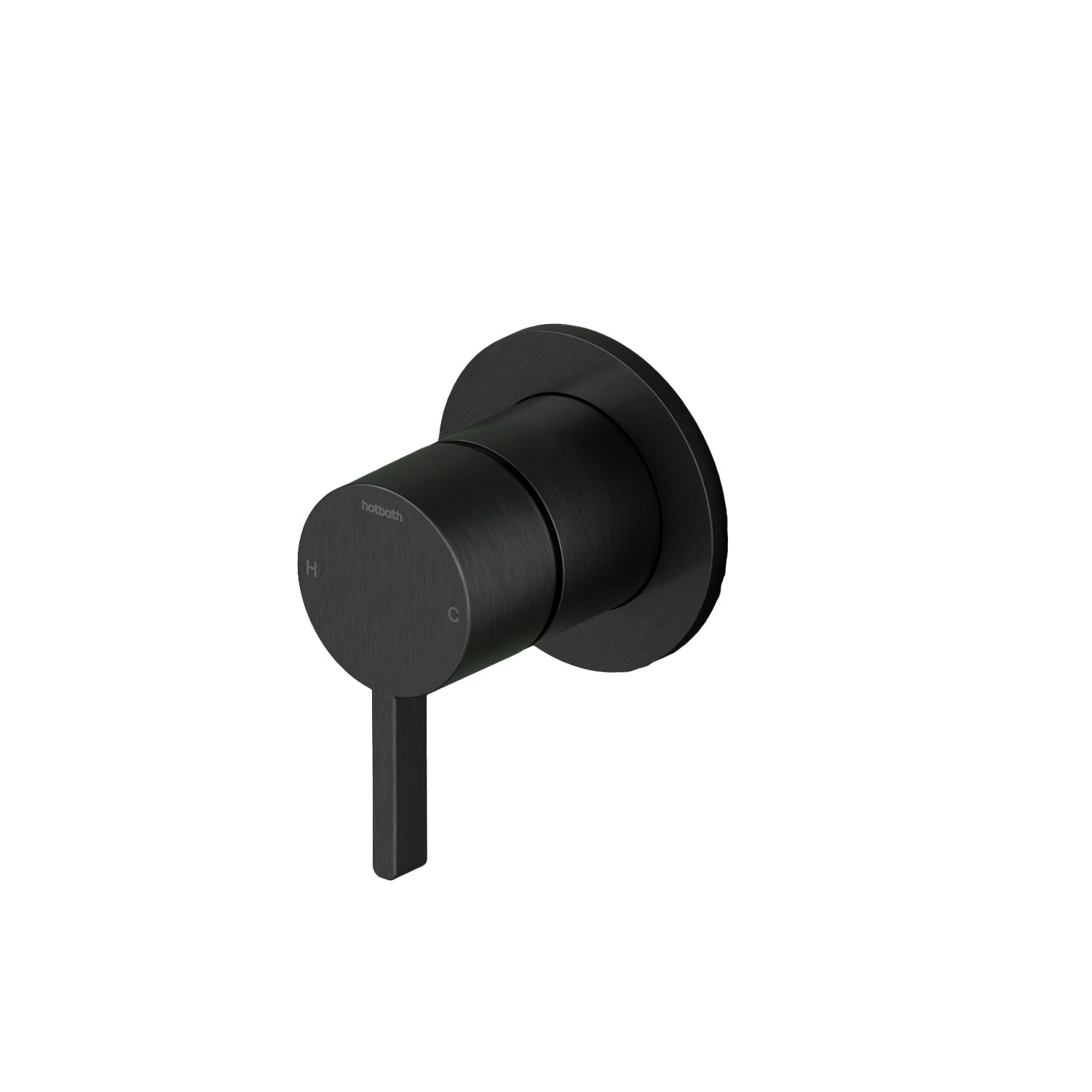 Hotbath Ace afbouwdeel inbouw douchemengkraan AC131EXTMBP Mat Zwart PVD