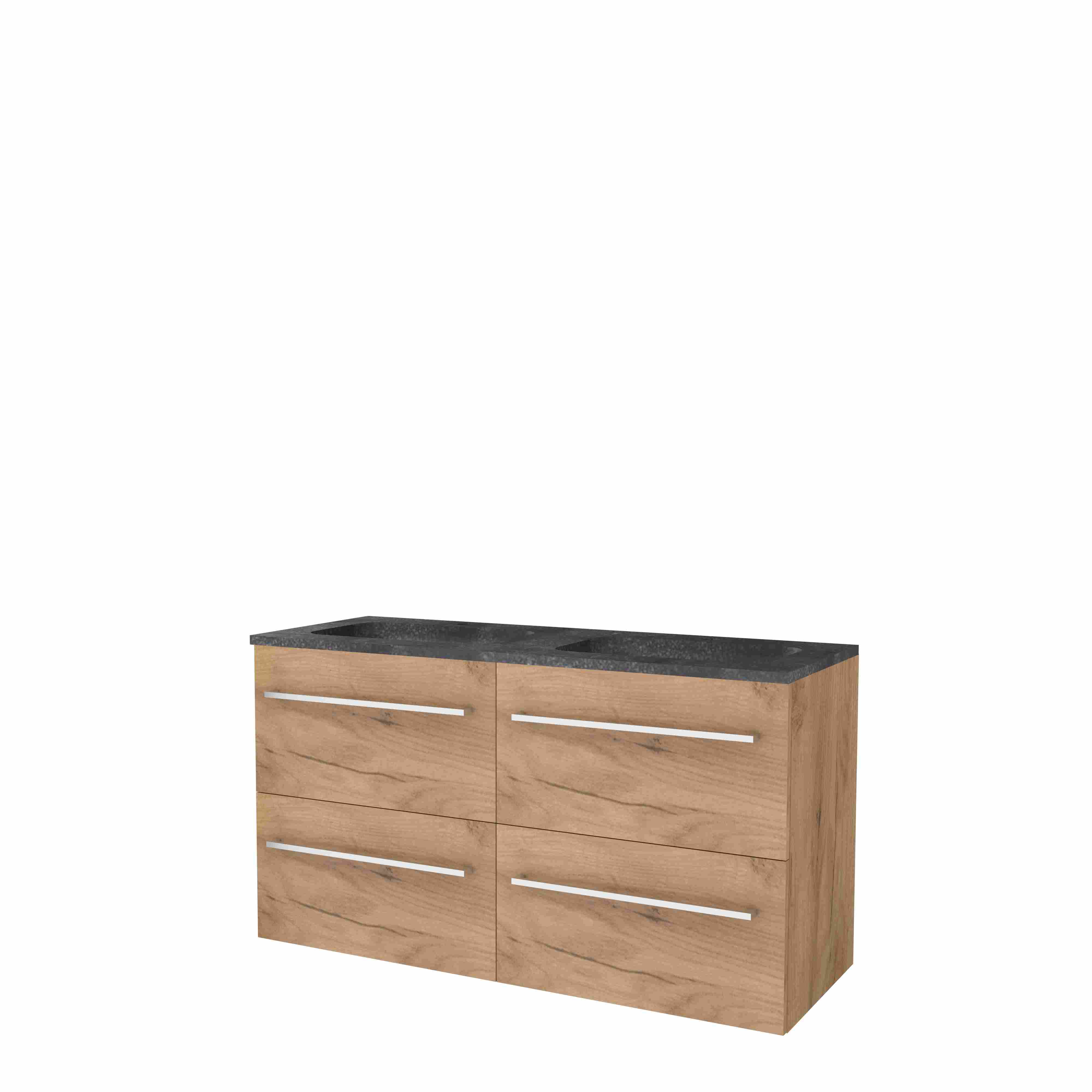 Basic Start 46 onderk. m. gr. incl. 4 la + hardst. wast. incl. 2 krgt. B1200xD460 Whisky Oak / 1813238