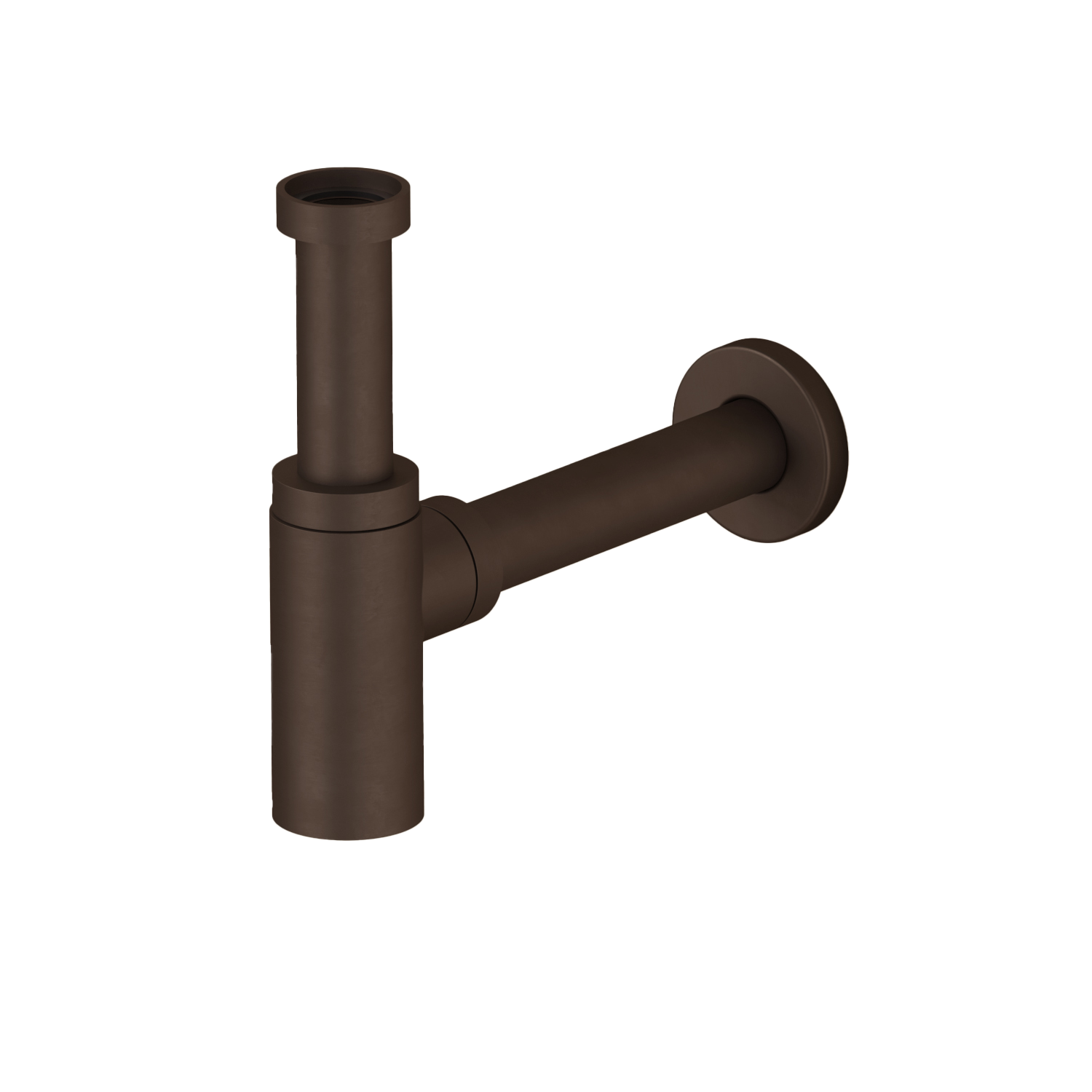 Hotbath Mate wastafel sifon rond P035TB Tuscan bronze