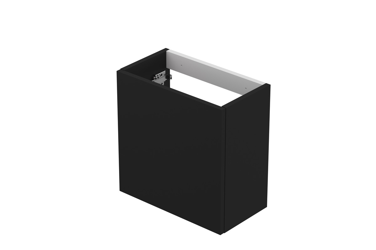 INK Contra/Enter Fontein onderk. P2O deur GL gelakt universeel draaiend H400xB400xD220 Mat zwart / 1222205