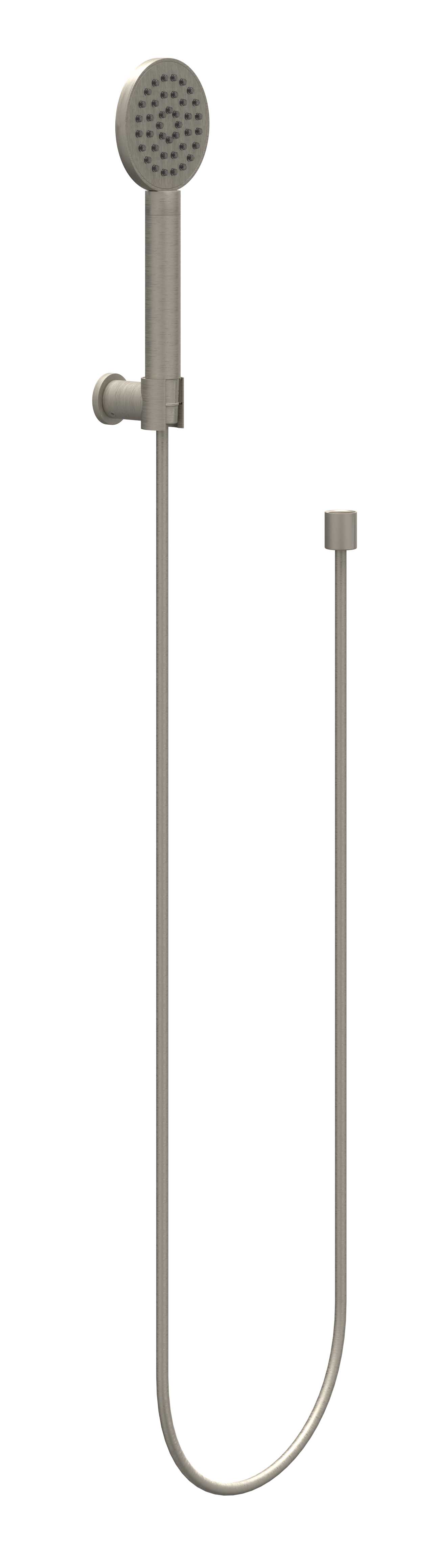 IVY handdset slang 150cm wandhouder en satin spray handd 6901103 gebr. nickel PVD