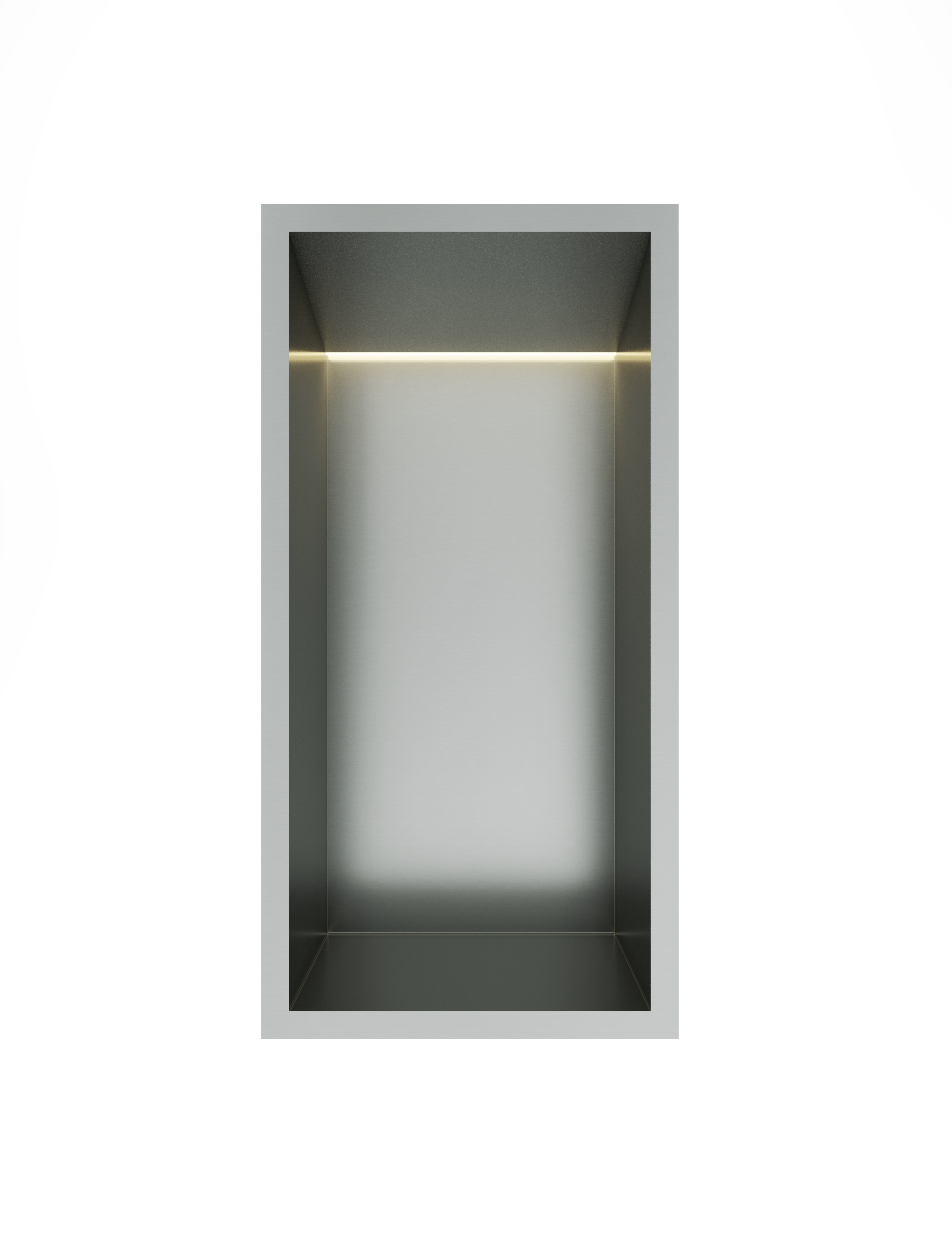 Hotbath More inbouwbox of inbouwnis 30x15x10cm with LED IP44 BOX015LIX RVS 316