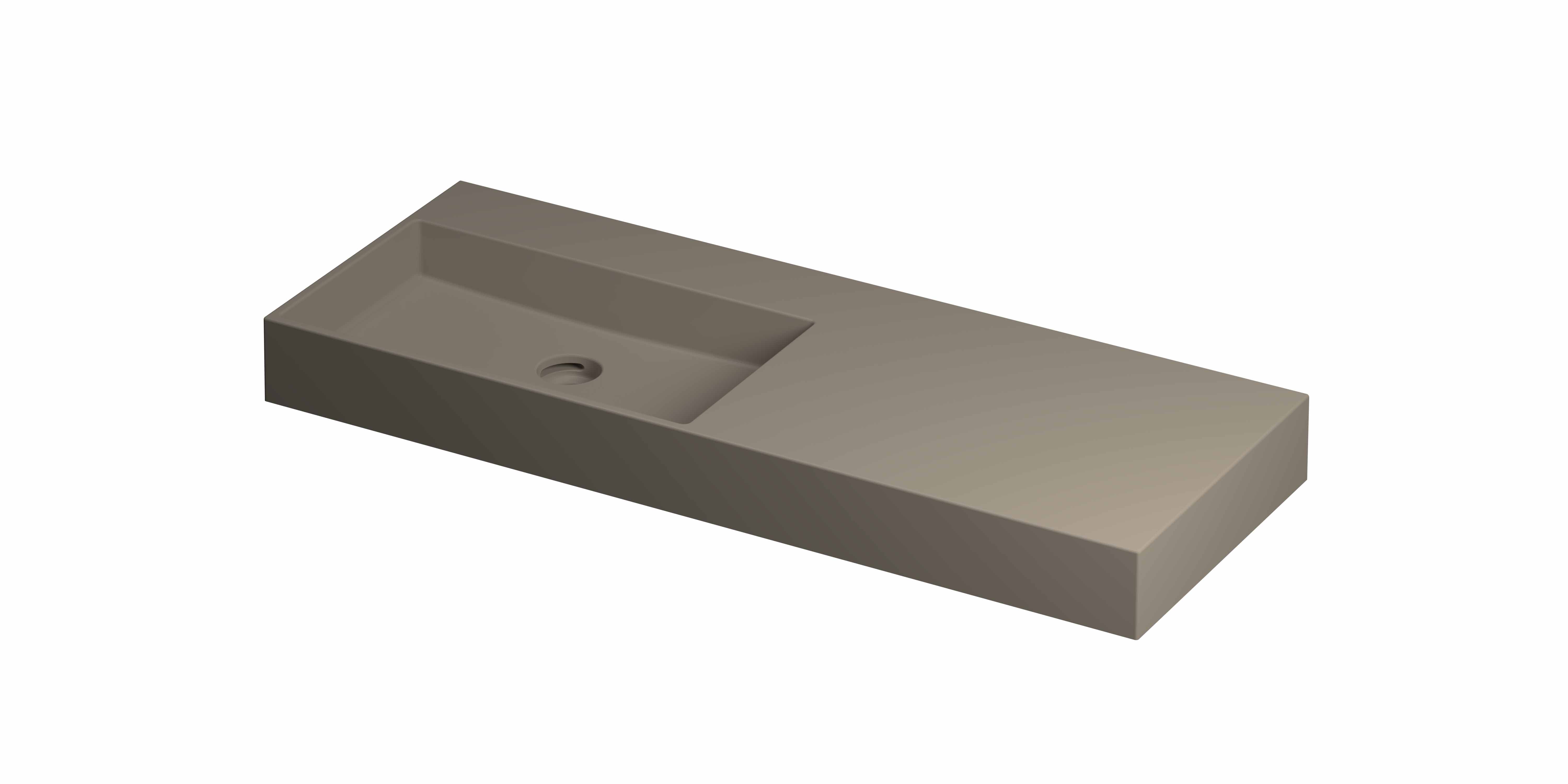 INK United wast. porselein links z. krgt. incl. keram. click plug en verb. overl. syst. 0206443 Mat basento 1200x450x110