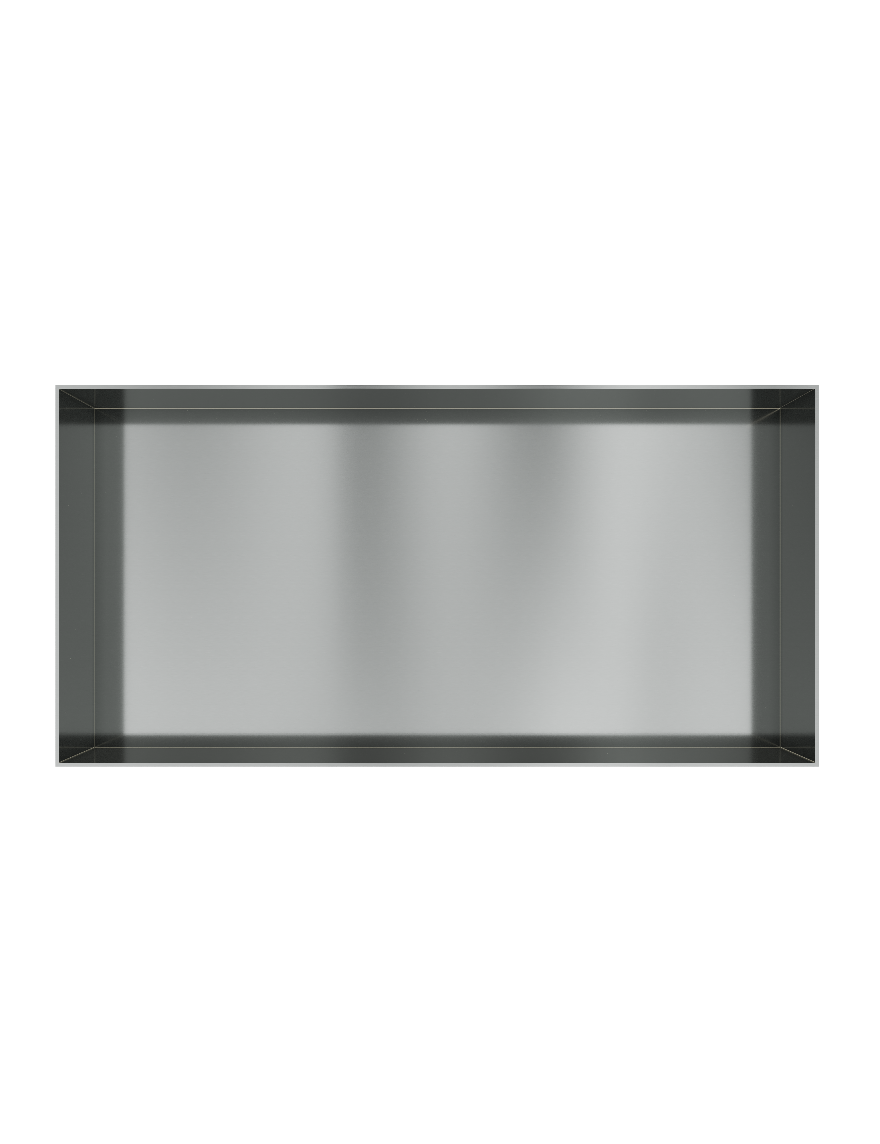 Hotbath More inbouwbox of inbouwnis 30x60x10cm frameless BOX060FIX RVS 316