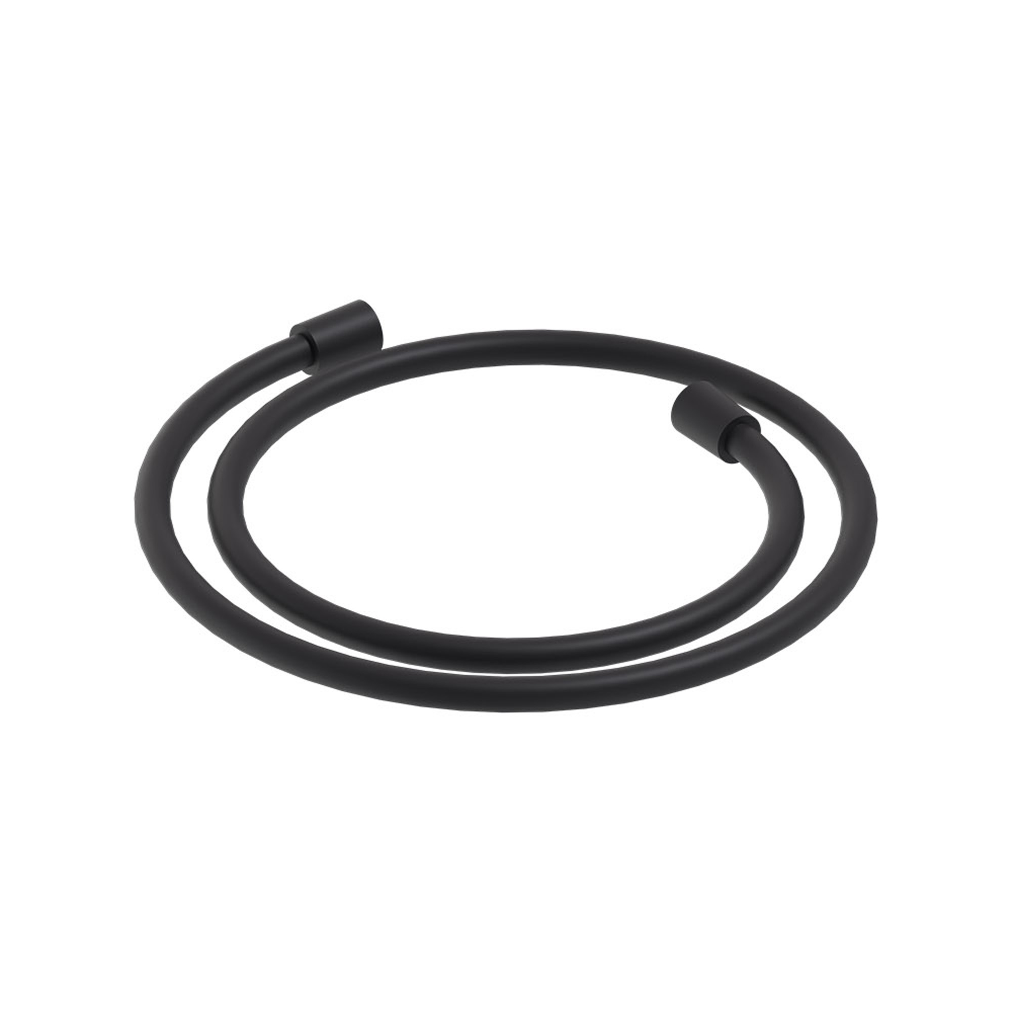 MAY Doucheslang smooth 125cm 6804702 Mat zwart PED