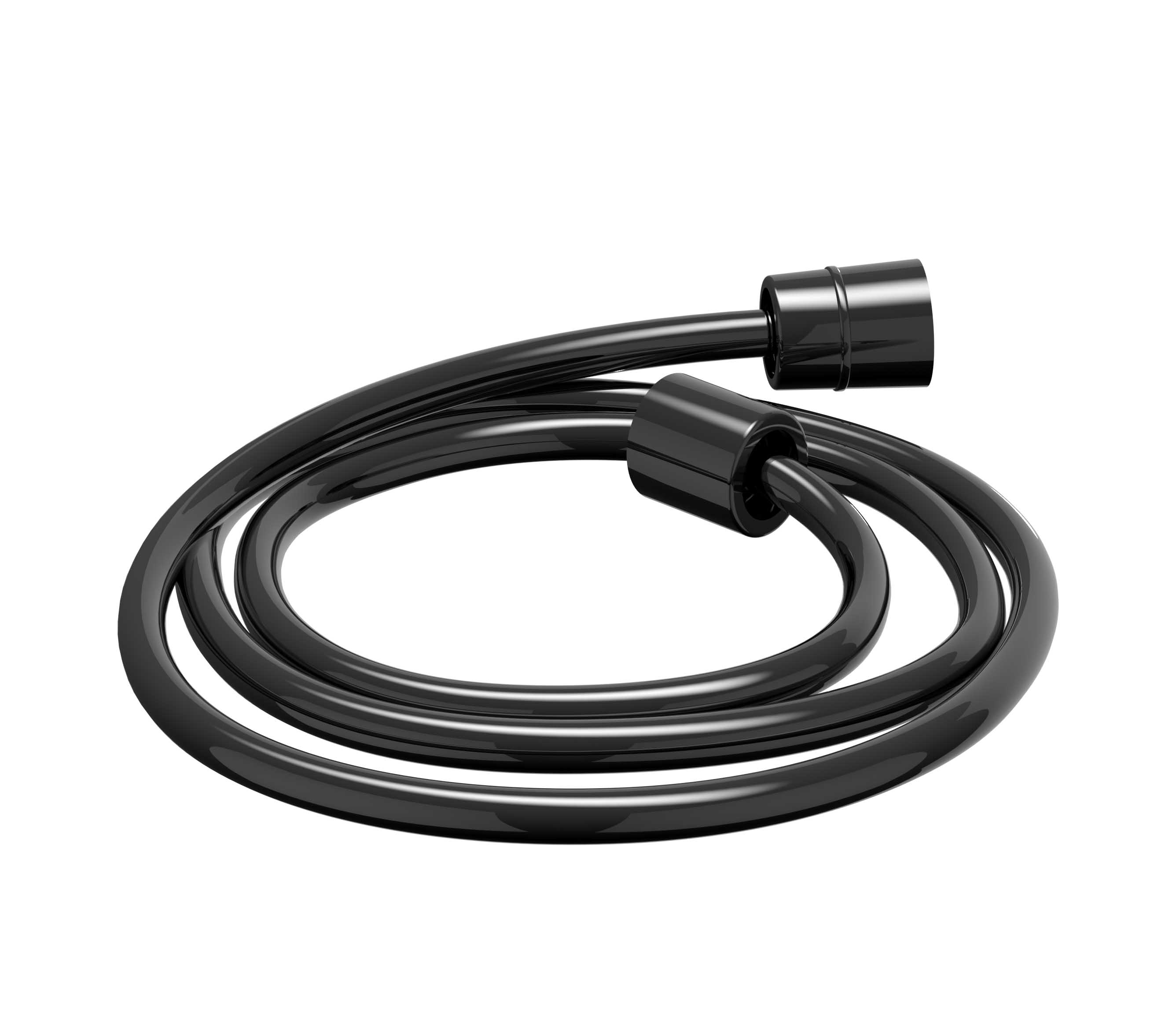 IVY Toebehoren Doucheslang smooth 150cm 6900257 Zwart chroom PVD