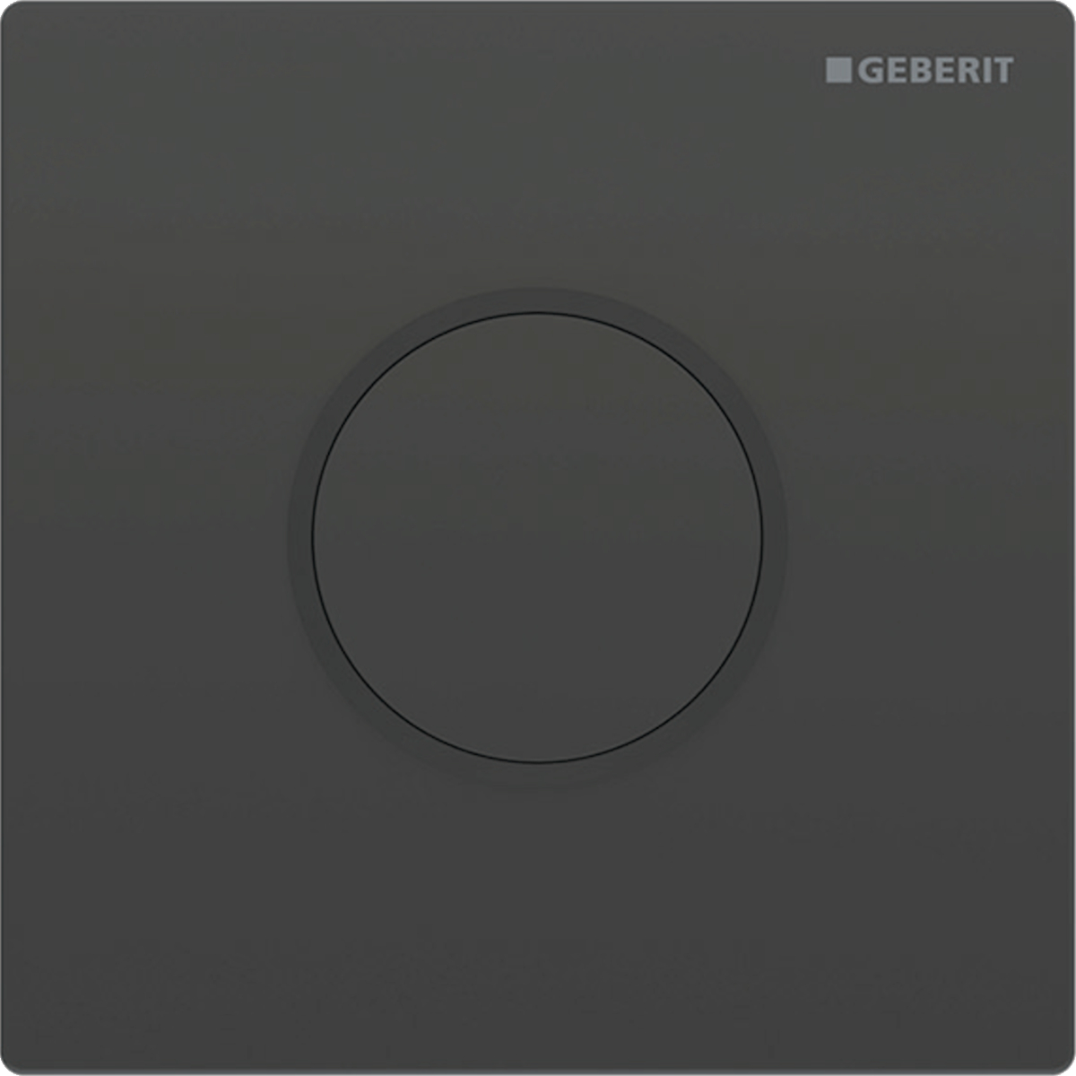 Geberit type 10 ur-sturing batterij round zwwart - matzwart 116.035.DW.1