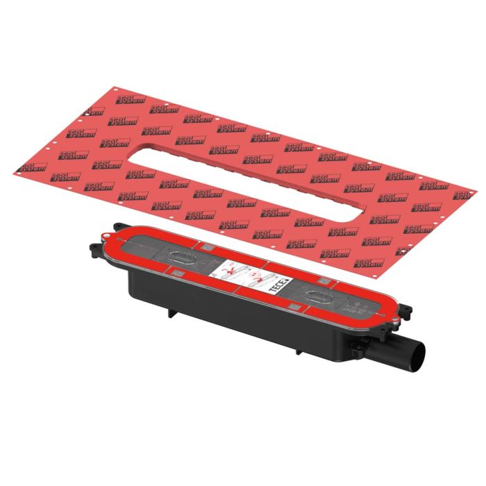 TECE drainprofile afvoer laag DN 40 horizontale afvoer 673001