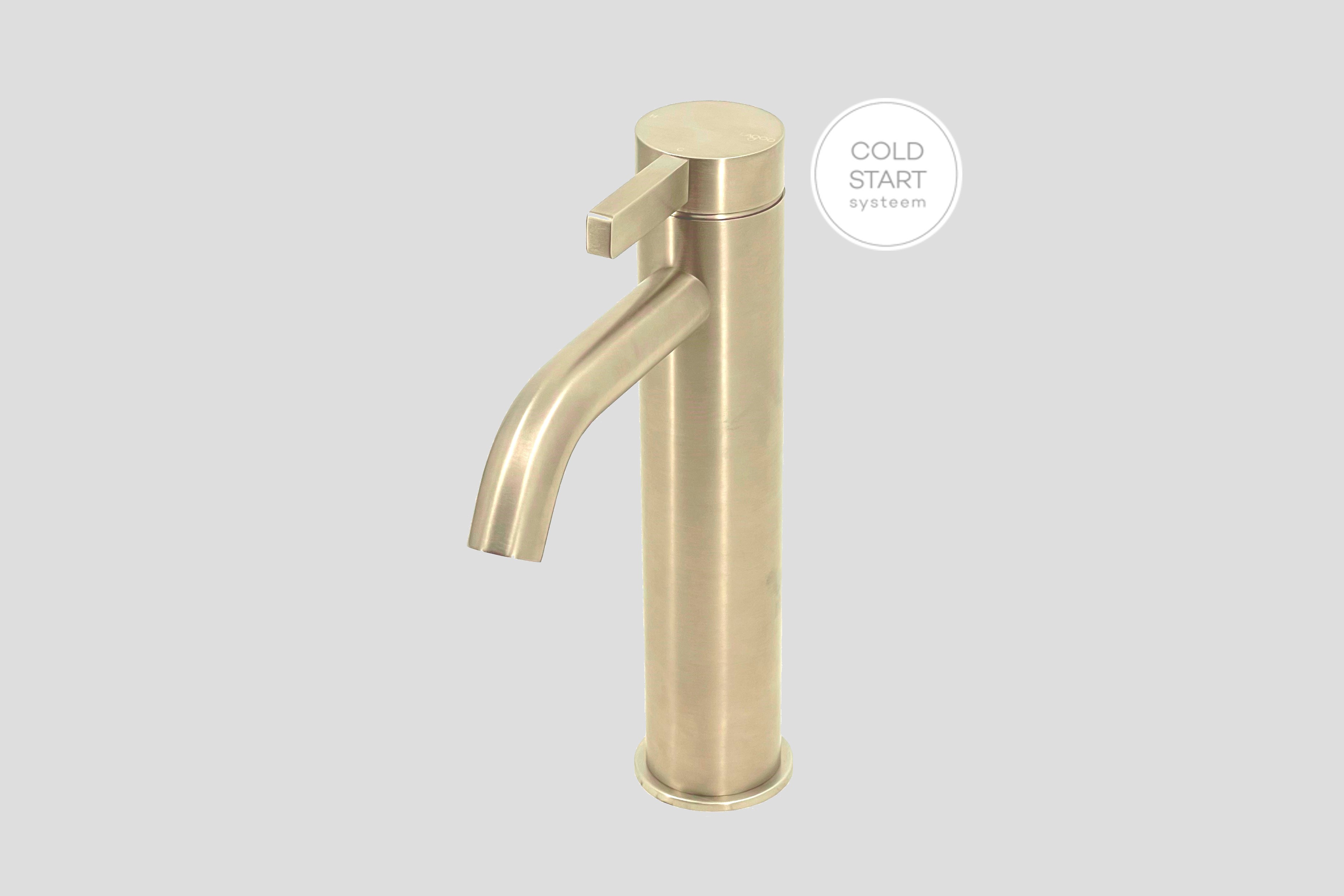 Lagoo Como Wastafelmengkraan medium CM1102PG Brushed Champagne PVD