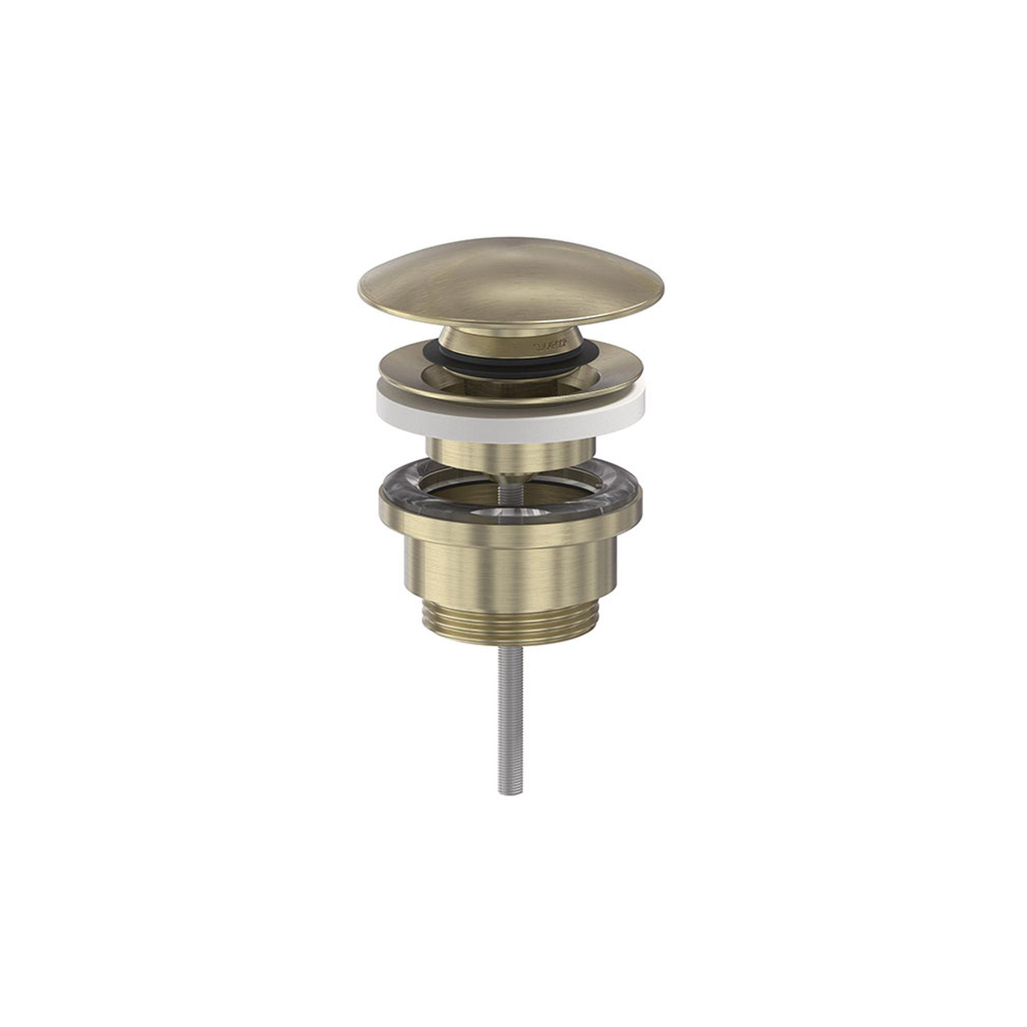 MAY Designplug stop - go 6804354 Geborsteld mat goud PVD