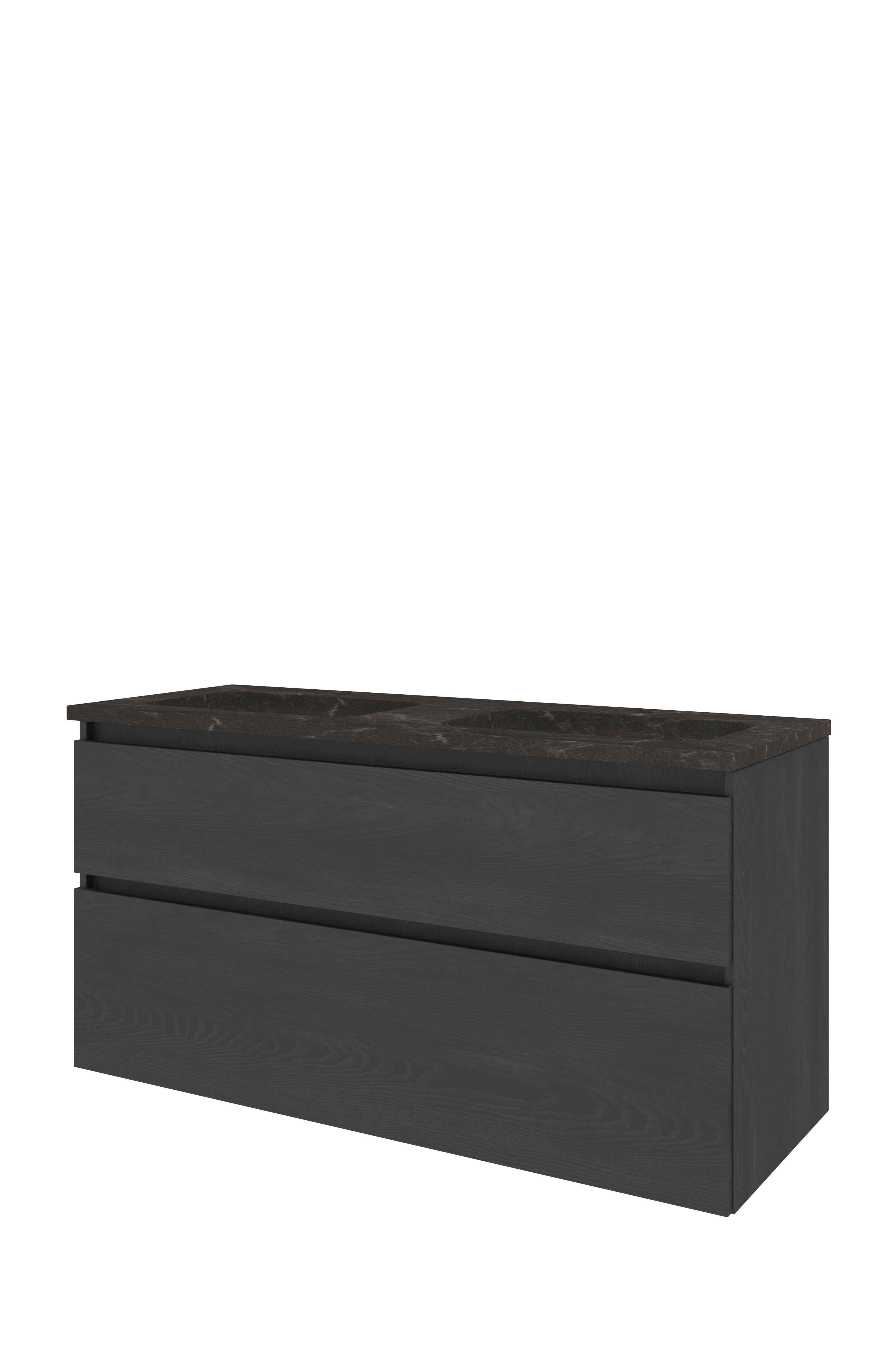 Proline Set hardsteen Elegant wast. met 2 kr.gaten en onderkast a-sym. 1815877 Black oak/Blue stone 1200x460x625