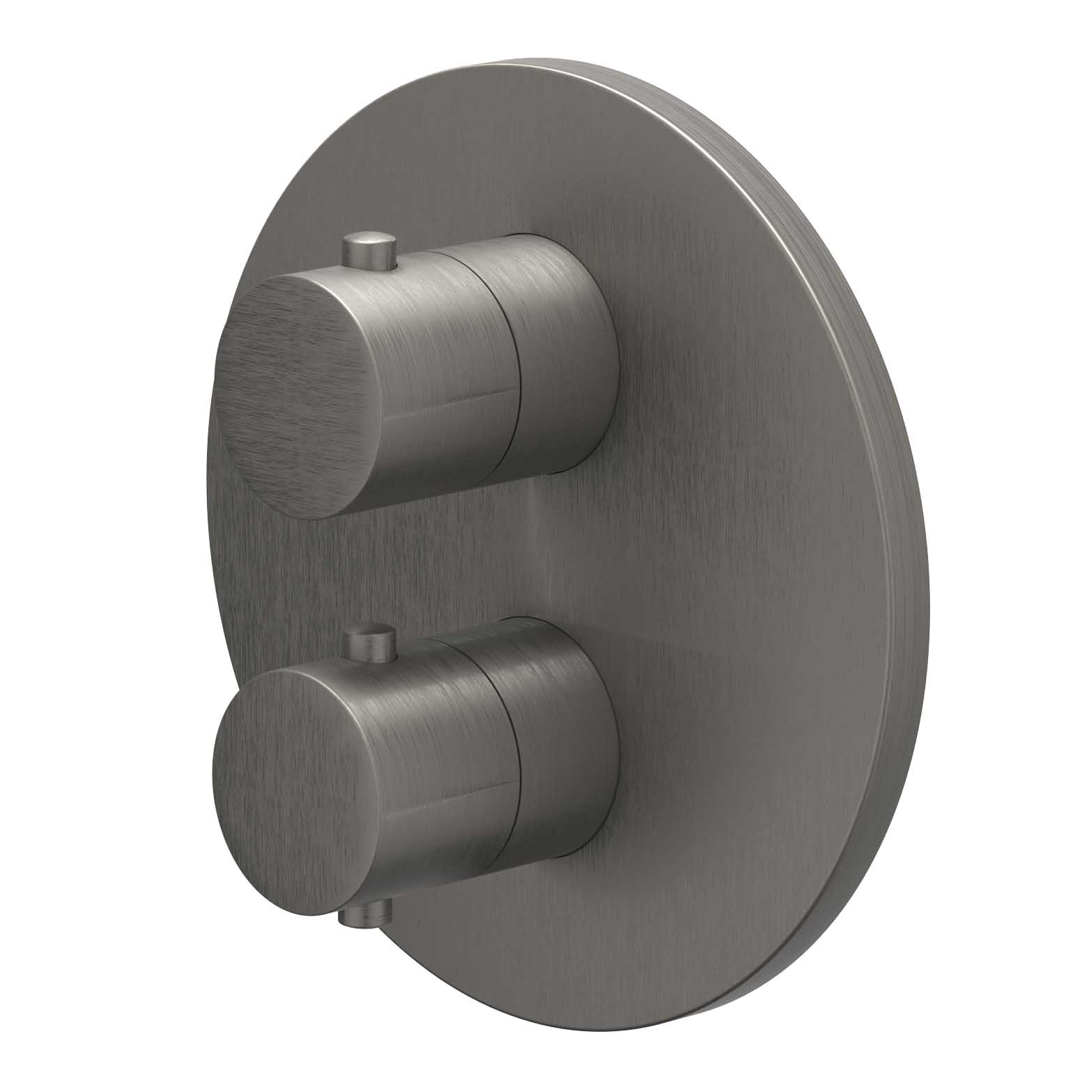 IVY Bond Afbouwdeel inbouwthermostaat met 1 losse stopkraan 6201256 gebr. metal black PVD