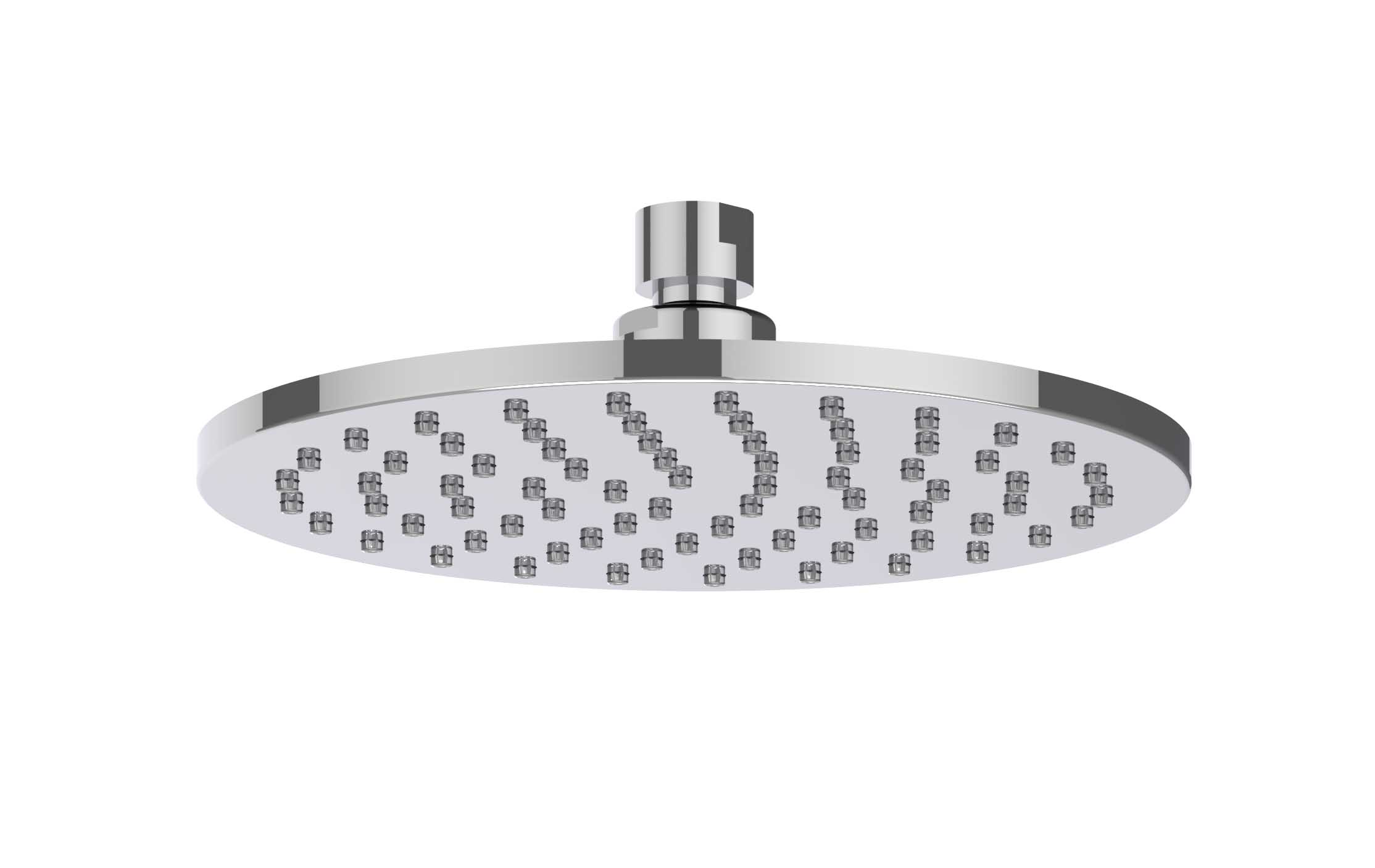 IVY Toebehoren Hoofddouche medium 20cm met antikalk nozzels 6900651 Chroom