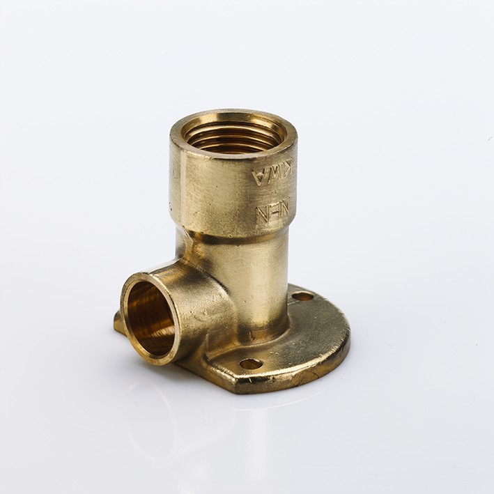 Mess. Muurplaat hoog 1/2 bndr. x 12 mm. 0424435