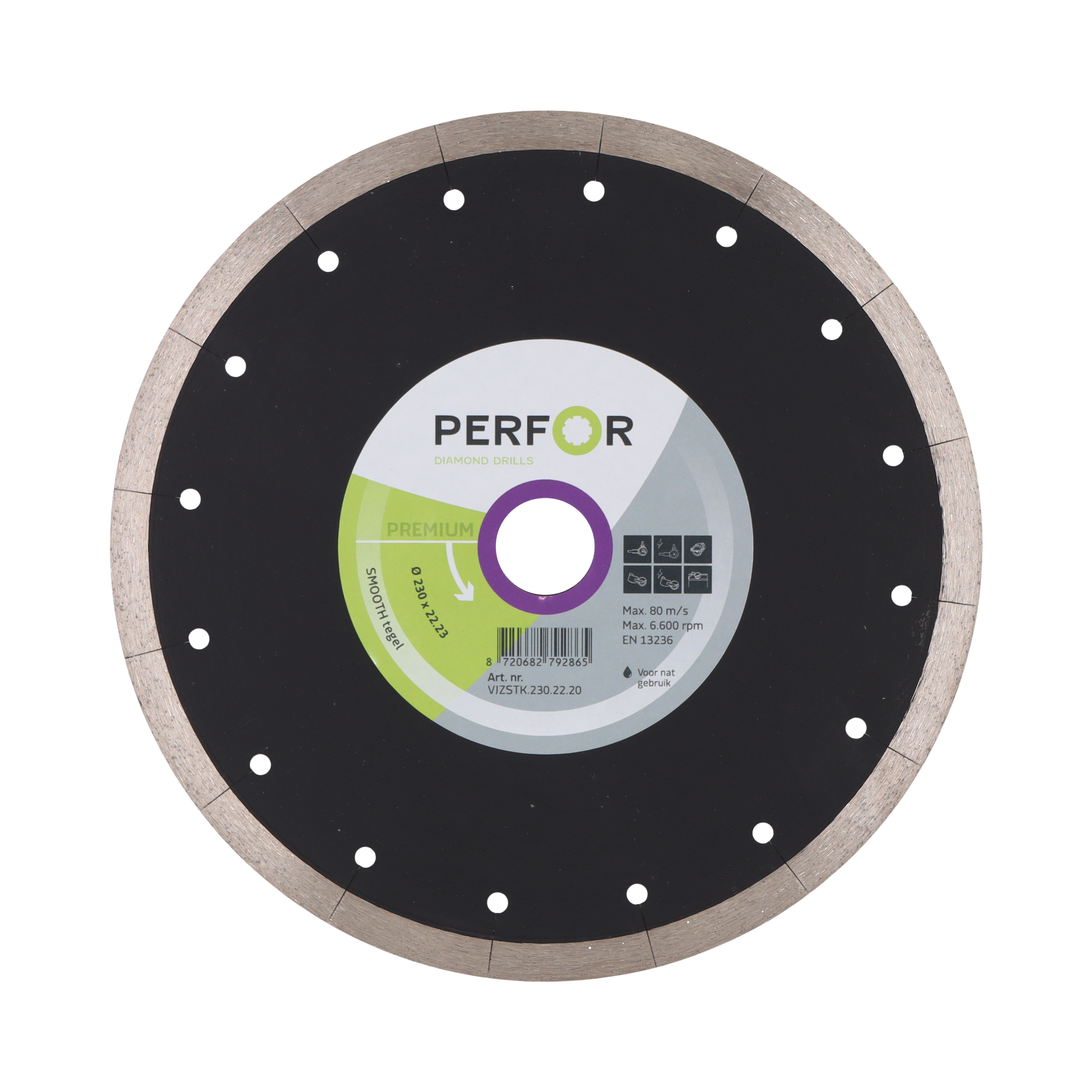 Zaagblad SMOOTH tegel 230 asgat 22.23 VJZSTK.230.22.20