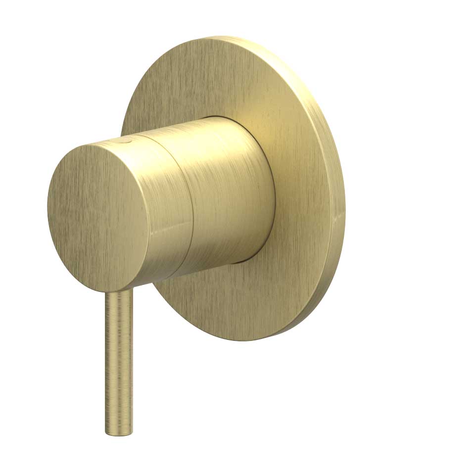 IVY Bond Afbouwdeel inbouw 2-weg stop-omstel 6201104 gebr. mat goud PVD