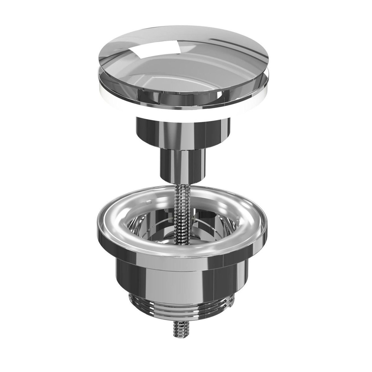 INK  Afvoerplug stop&go 9902048 Chroom