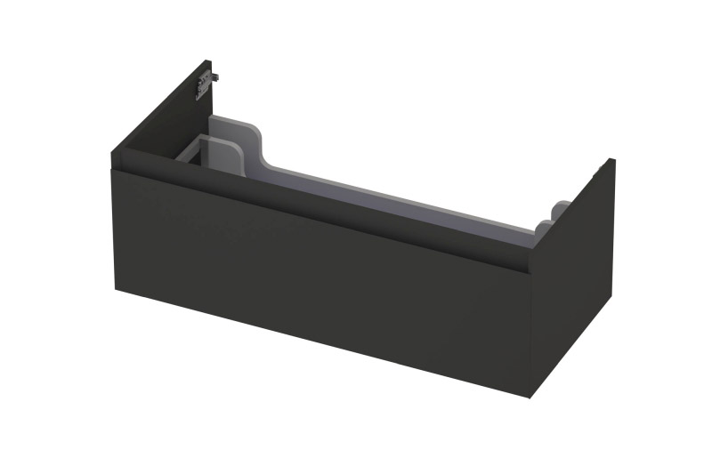 INK onderk. 1 lade greepl. gelakt 45gr 1240131 Mat antraciet H350xB1000xD450