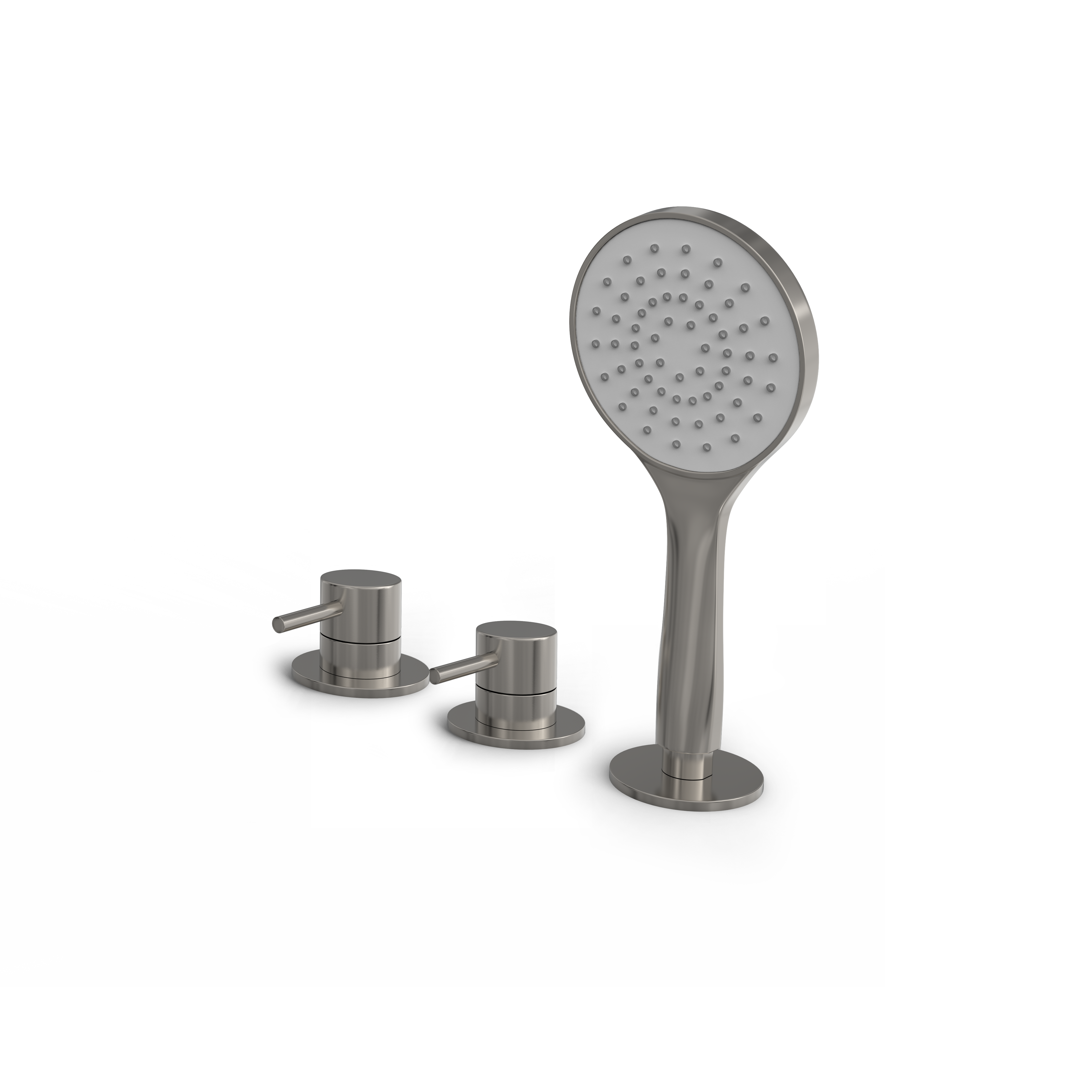 Hotbath BUDDY badrandcombinatie eenhendel mengkraan B175GN Geborsteld nikkel