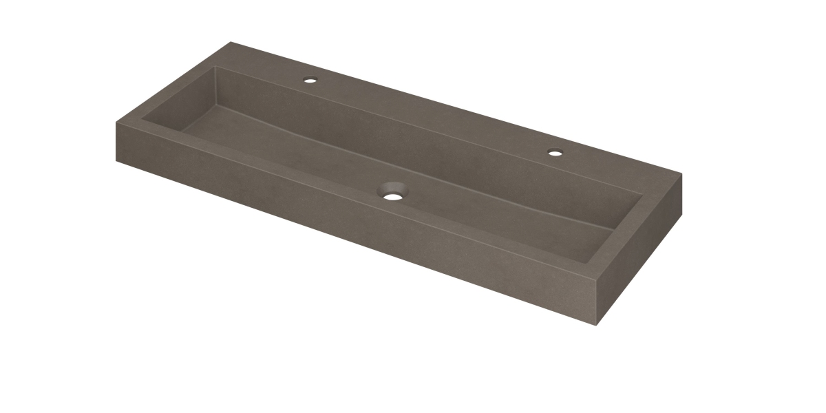 INK Momento wast. Quartz met 2 krgt. 3421442 Quartz beton H90xB1200xD450