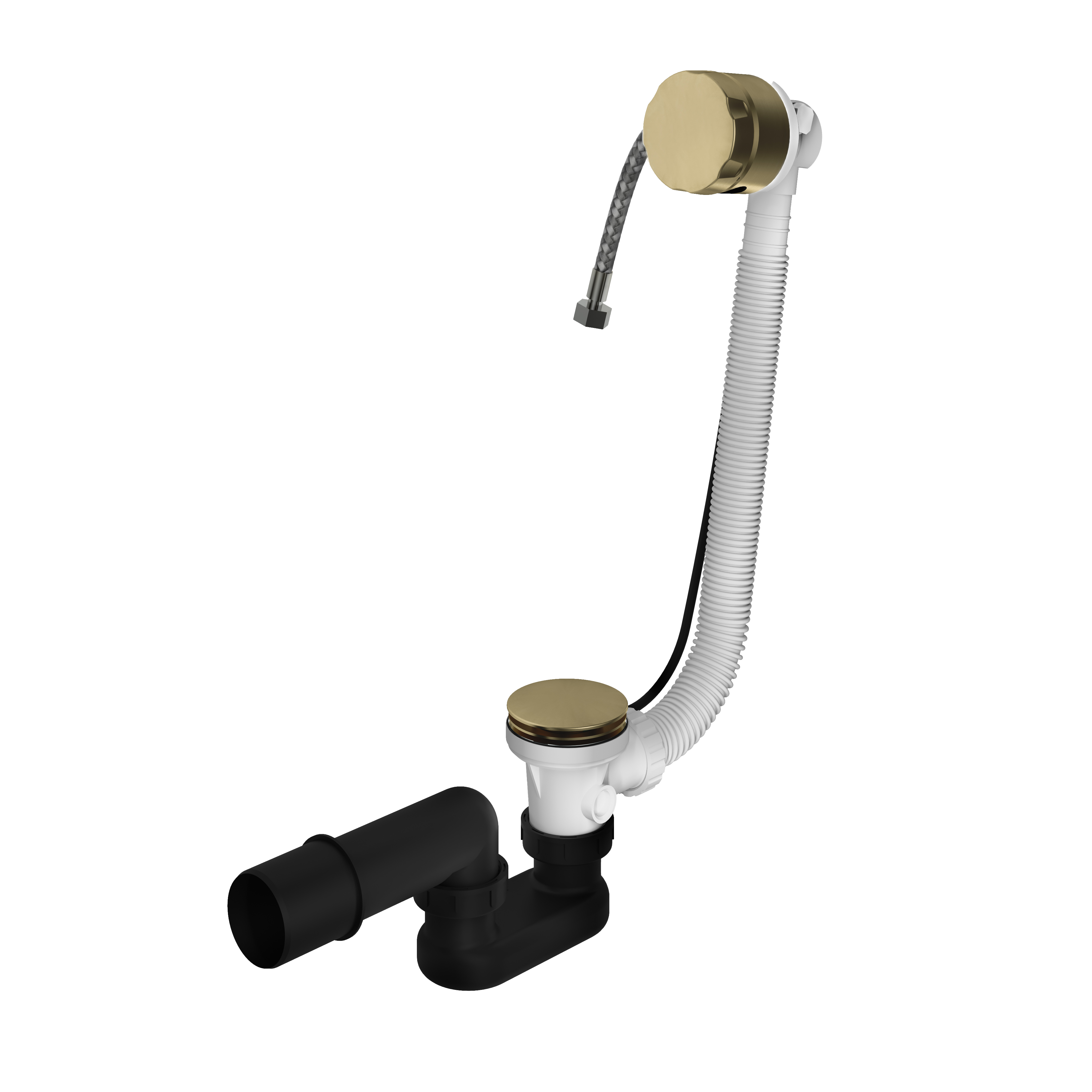 Hotbath Cobber badvulcombinatie P033BB Geborsteld messing