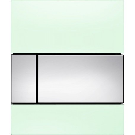 TECEsquare urinoir bedieningsplaat 9242805  -  Glas groen toets chroom