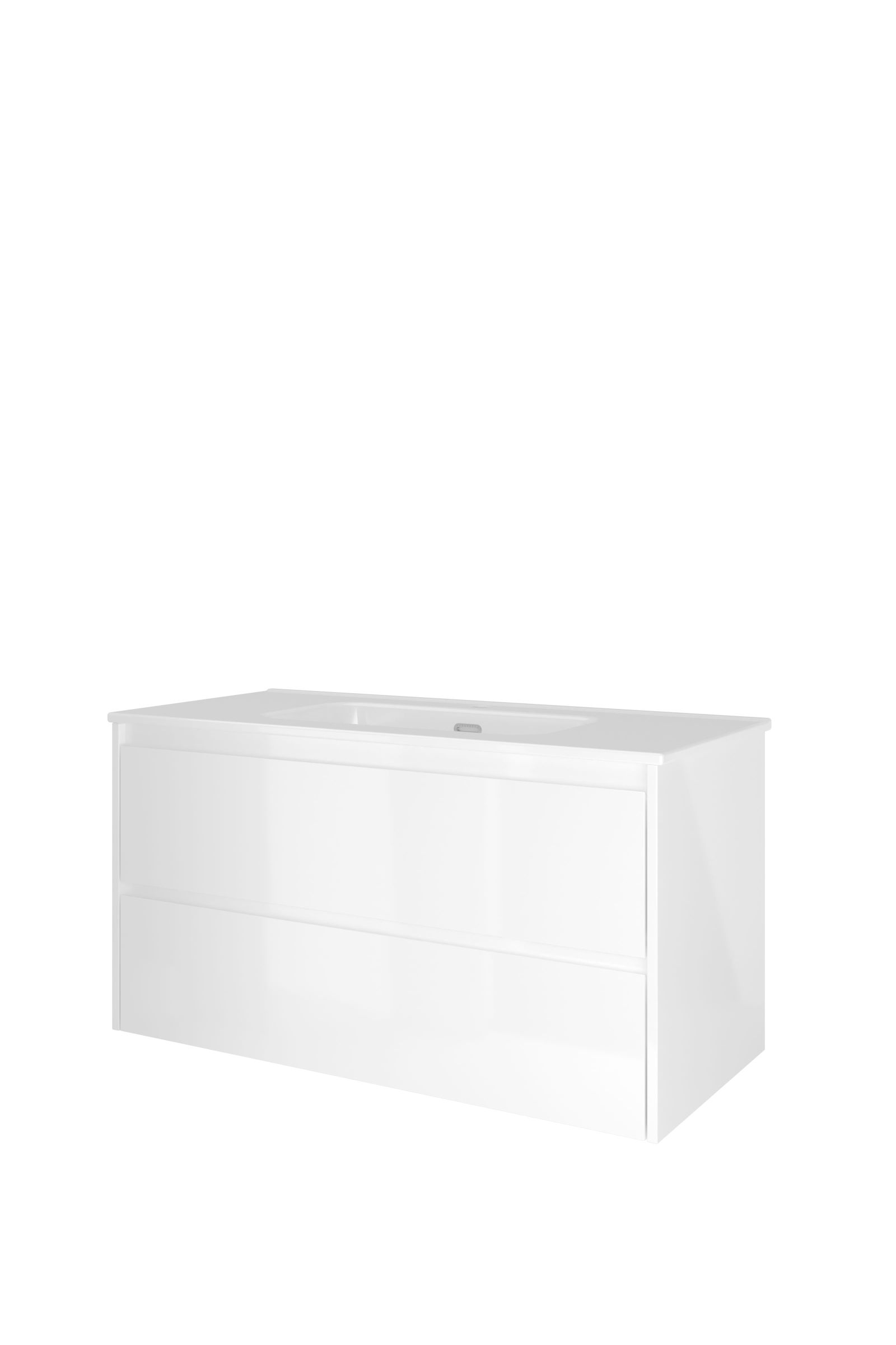 Proline set porselein Elegant wast. met 1 krgt. en onderk. sym. 1815154 Glans wit/Glans wit H540xB1000xD460