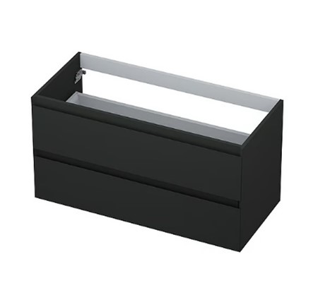 INK onderk. 2 laden greepl. gelakt 45gr 1240421 Mat antraciet H520xB1000xD450