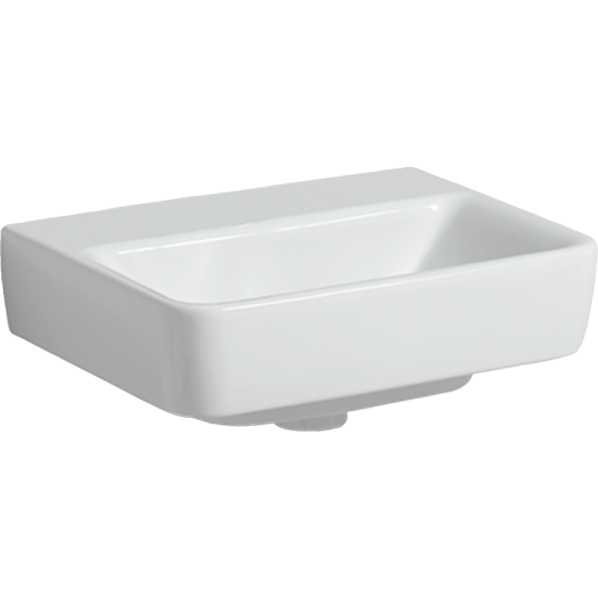 Geberit Renova Plan fontein 45x34cm z. krgt. z. overl. Tect/wit 501.627.00.8