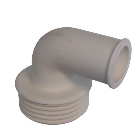 Gummy closetsok haaks v.inwendige tuit 32 mm Wit