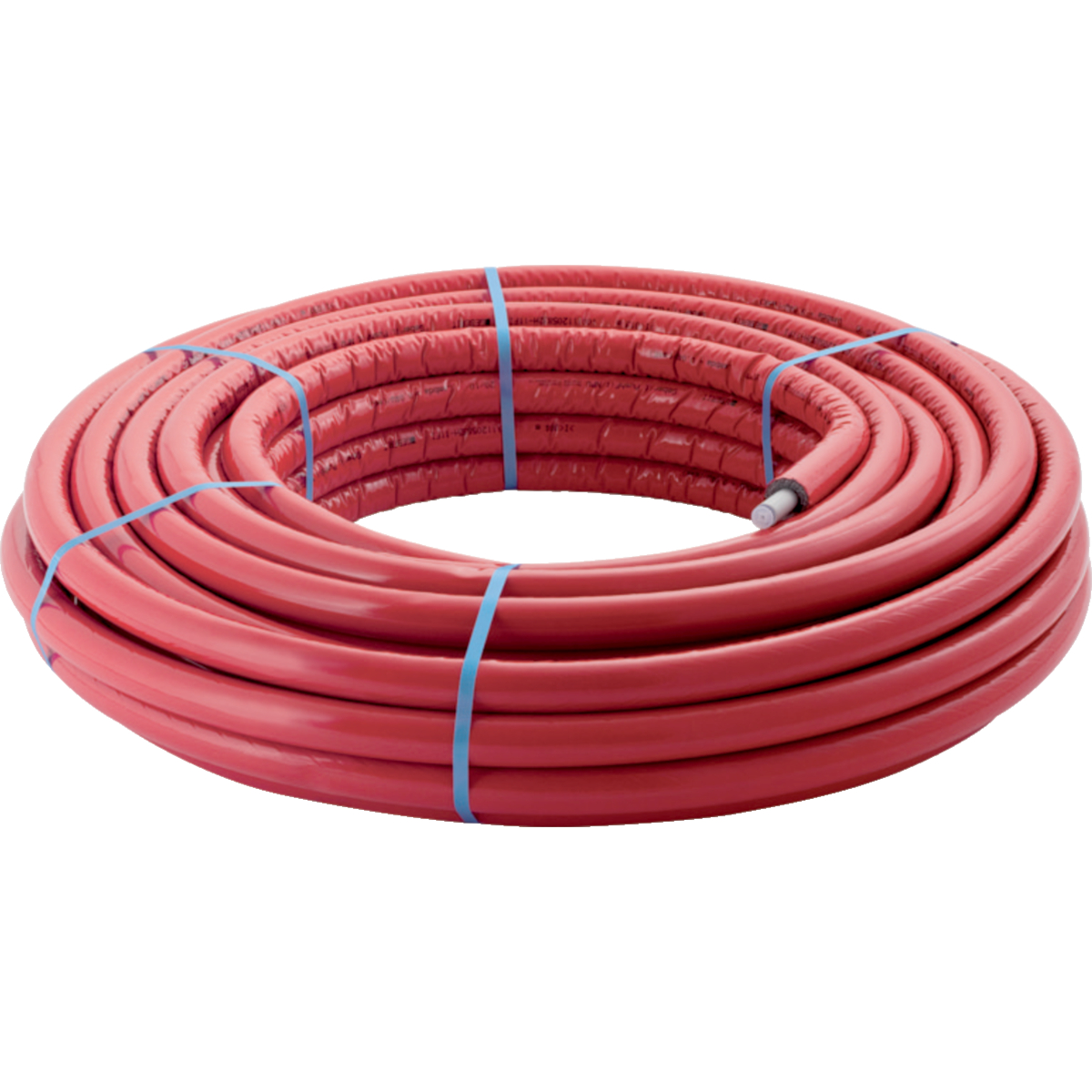 Mtr. Geberit FlowFit buis 6mm isolatie rood rol 25m 25 619.112.00.2