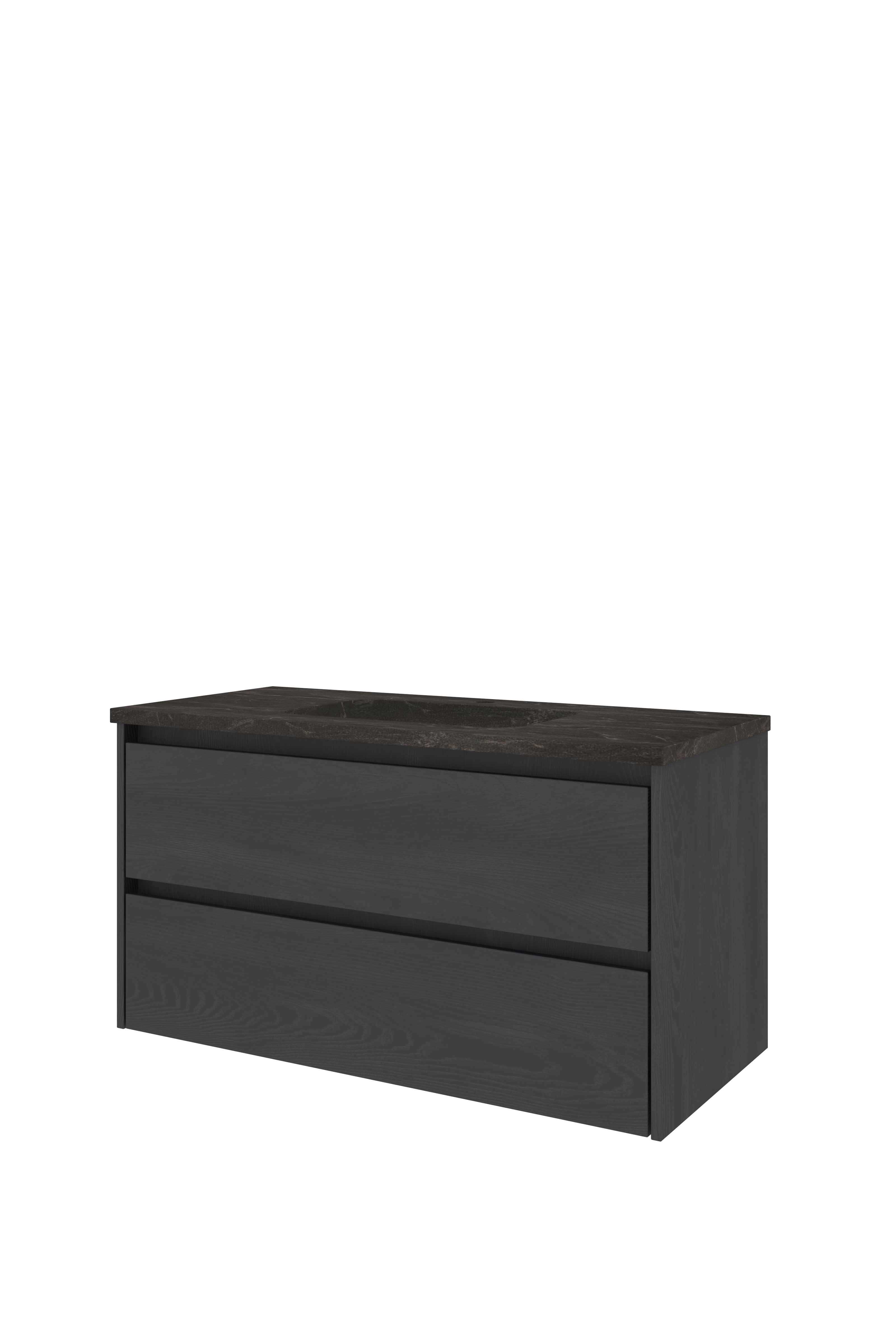 Proline Set hardsteen Elegant wast. met 1 krgt. en onderkast sym. 1815757 Black oak/Blue stone 1000x460x545