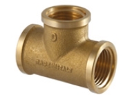 Messing T stuk binnendraad 5/4