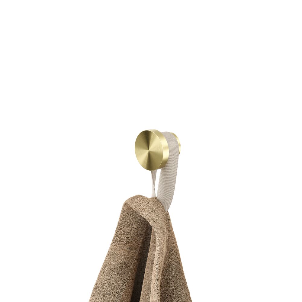 Geesa Opal handdoekhaak klein 917213-07 geborsteld goud