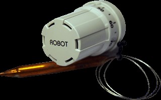 Robot thermostatisch regelement 20-50 C met dompelvoeler met M30 Knop