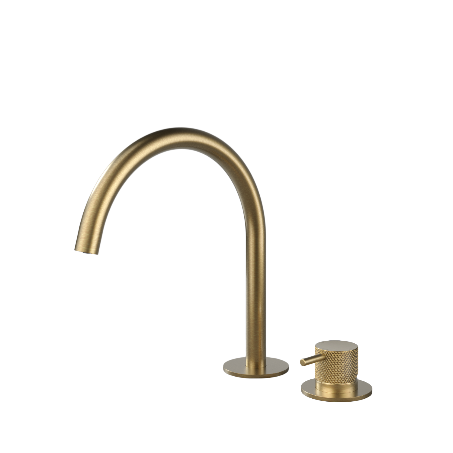 Hotbath Cobber X wastafelmengkraan 2 gats CX023BBP Geborsteld messing PVD