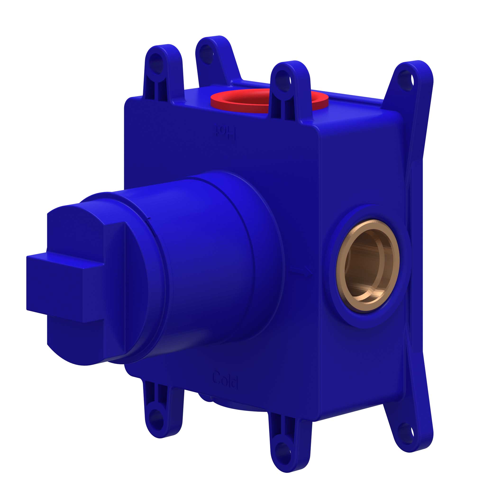 IVY Inbouwbox t.b.v. inbouw thermostaat symmetry 6202428 Donker blauw