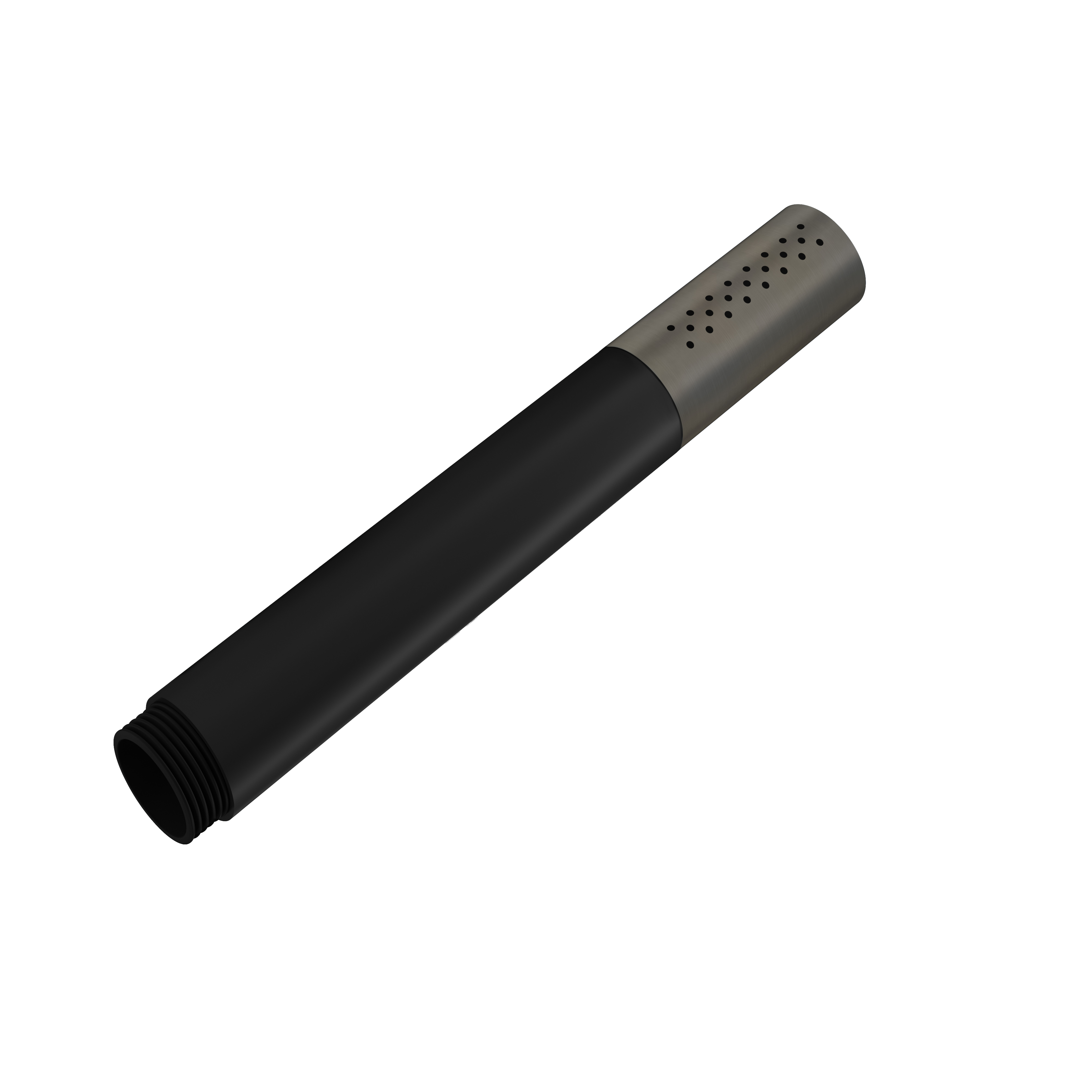 Hotbath Cobber handdouche zwart handvat M352AI Verouderd ijzer